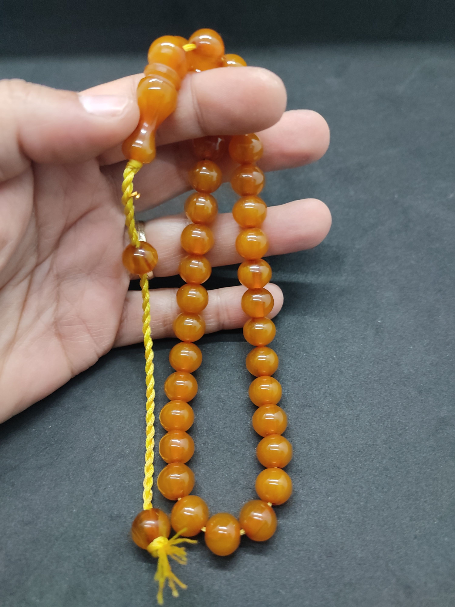 Osama Omari Usta Eseri 50 Yaşında Horoz İmame Havşalı Alman Faturan Tesbih Sertifikalı 9707 küçük resim 5