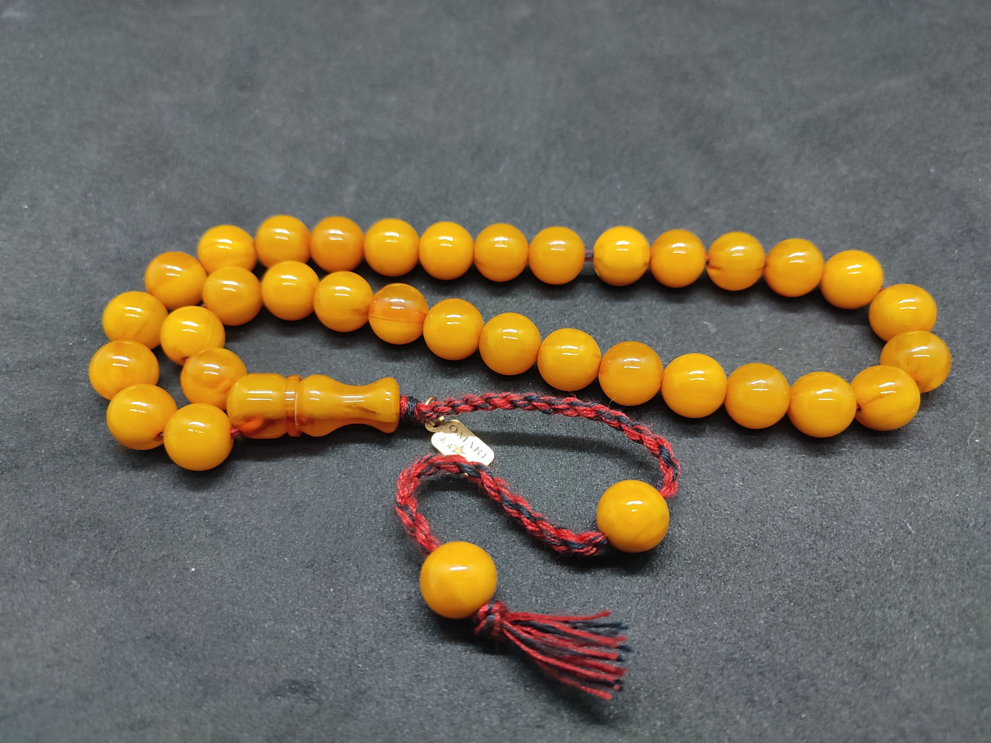 Osama Omari Usta Eseri 50 Yaşında Horoz İmame Havşalı Alman Faturan Tesbih Sertifikalı 9708