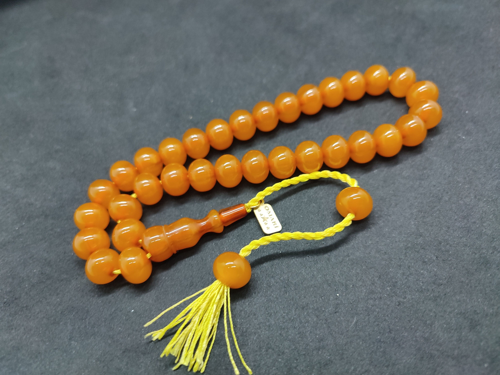 Osama Omari Usta Eseri 50 Yaşında Horoz İmame Havşalı Alman Faturan Tesbih Sertifikalı 9710