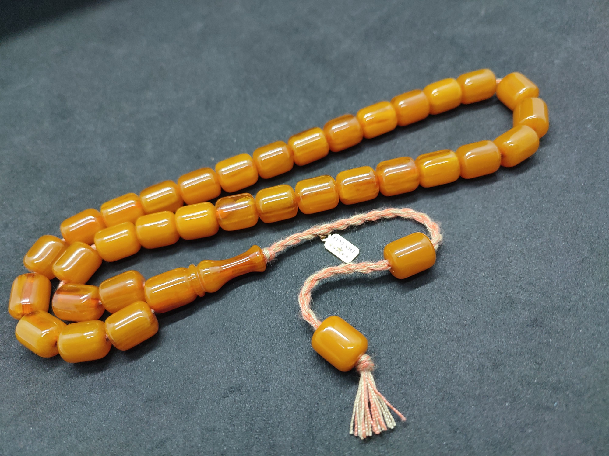 Osama Omari Usta Eseri 50 Yaşında Horoz İmame Havşalı Alman Faturan Tesbih Sertifikalı 9712