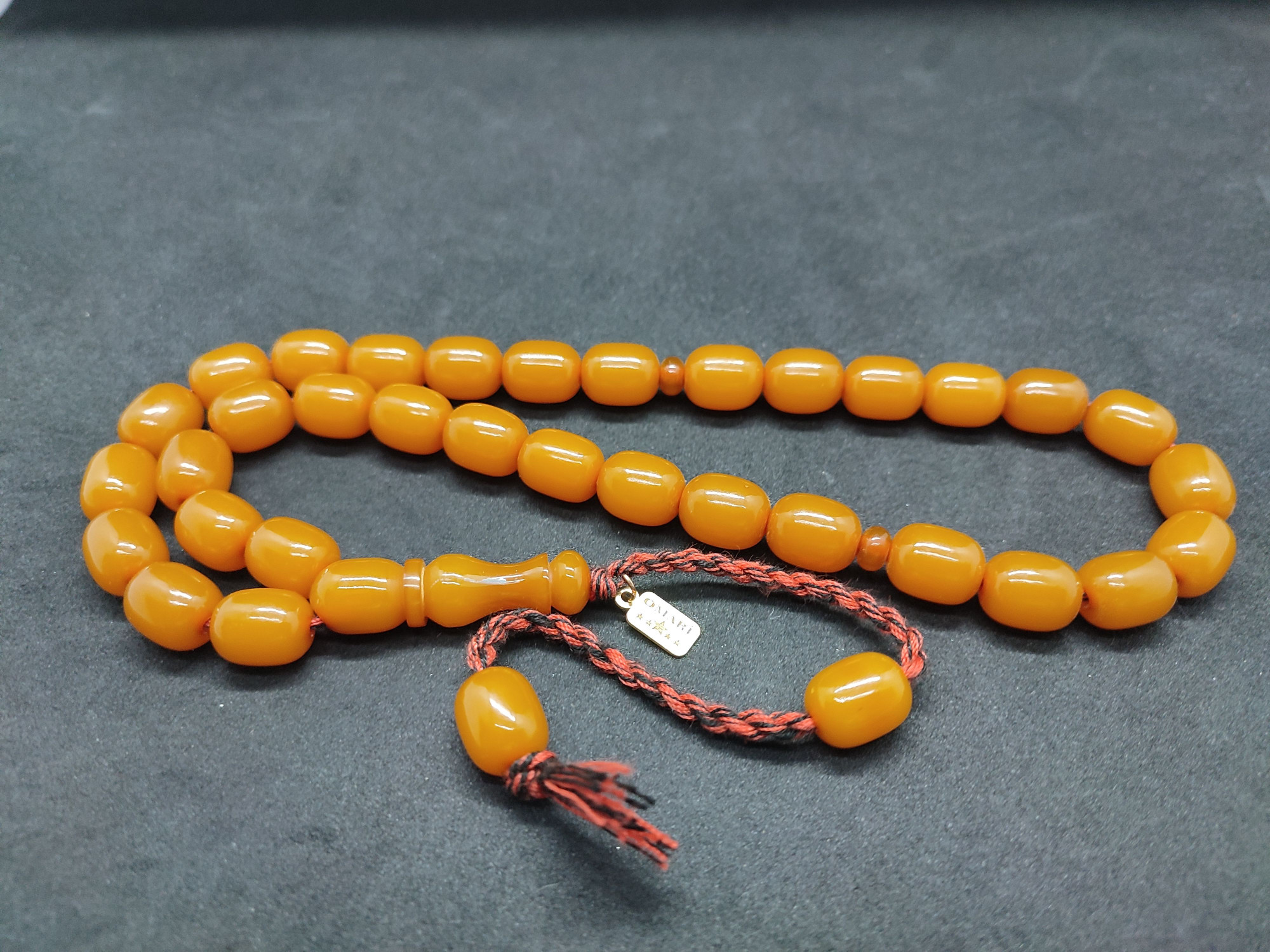 Osama Omari Usta Eseri 50 Yaşında Horoz İmame Havşalı Alman Faturan Tesbih Sertifikalı 9713