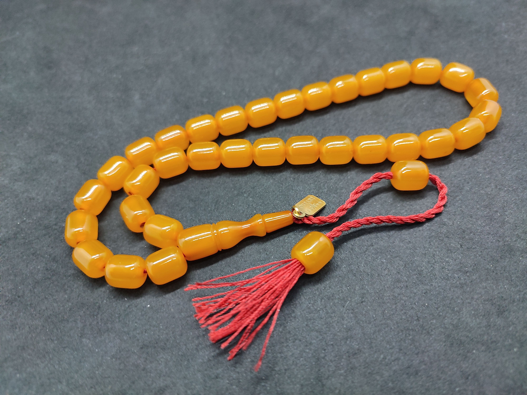 Osama Omari Usta Eseri 50 Yaşında Horoz İmame Havşalı Alman Faturan Tesbih Sertifikalı 9714 küçük resim 2