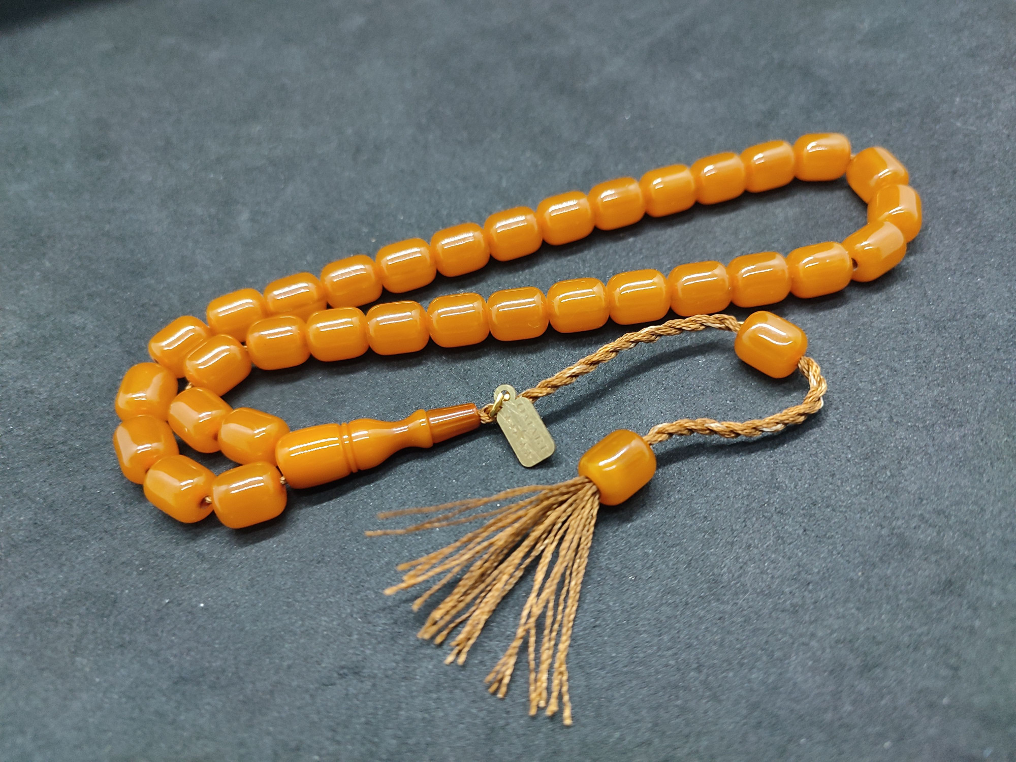 Osama Omari Usta Eseri 50 Yaşında Horoz İmame Havşalı Alman Faturan Tesbih Sertifikalı 9715