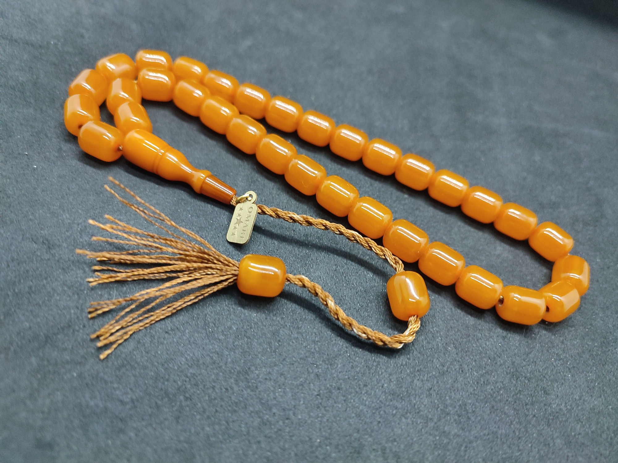 Osama Omari Usta Eseri 50 Yaşında Horoz İmame Havşalı Alman Faturan Tesbih Sertifikalı 9715 küçük resim 4