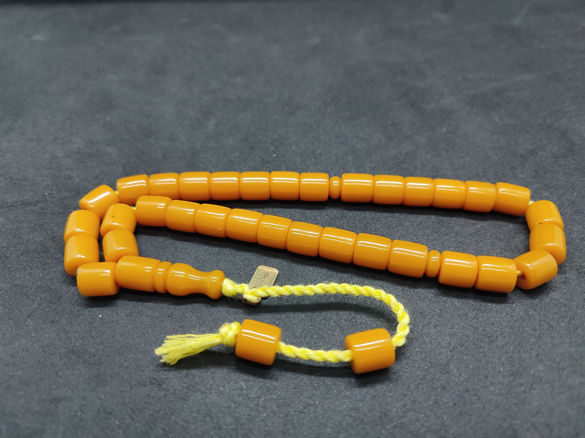 Osama Omari Usta Eseri 50 Yaşında Horoz İmame Havşalı Alman Faturan Tesbih Sertifikalı 9716