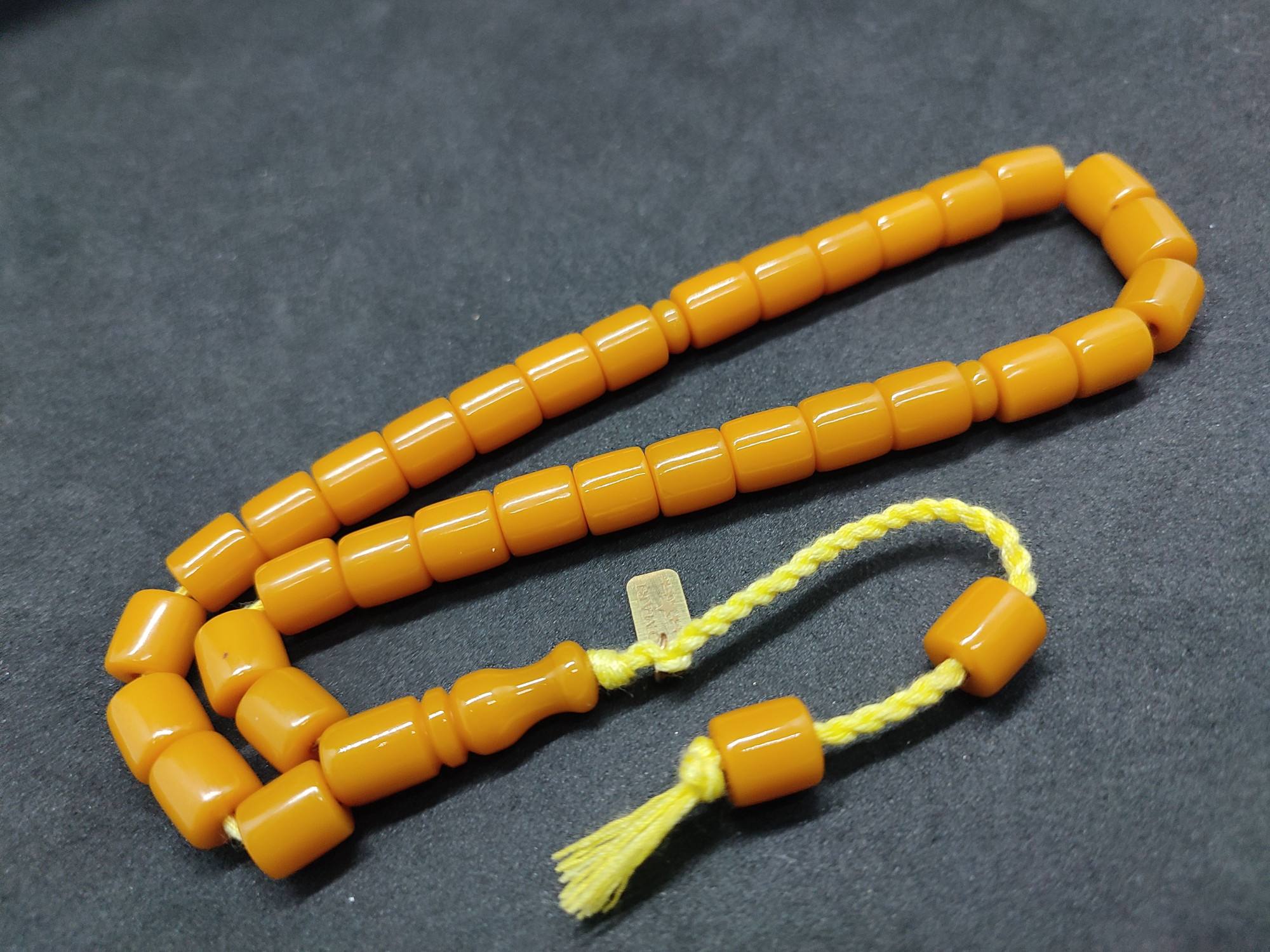 Osama Omari Usta Eseri 50 Yaşında Horoz İmame Havşalı Alman Faturan Tesbih Sertifikalı 9716 küçük resim 2