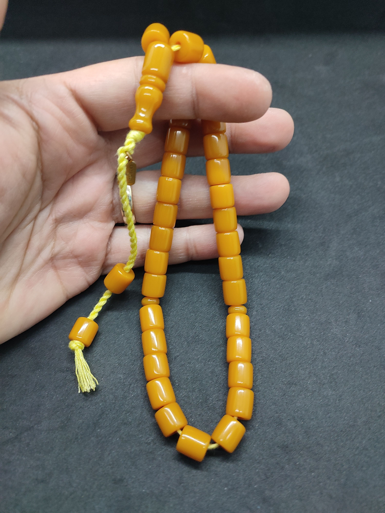 Osama Omari Usta Eseri 50 Yaşında Horoz İmame Havşalı Alman Faturan Tesbih Sertifikalı 9716 küçük resim 4