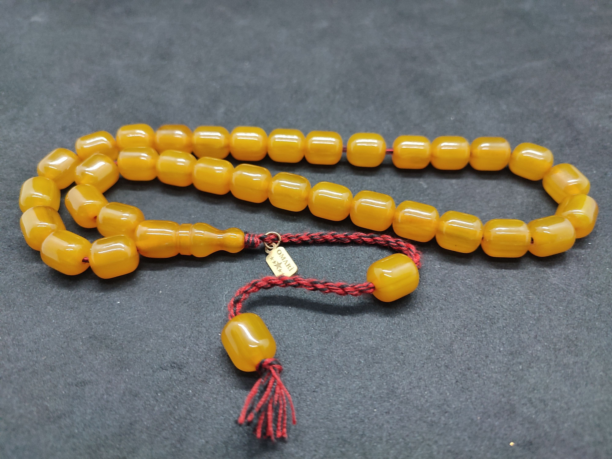 Osama Omari Usta Eseri 50 Yaşında Horoz İmame Havşalı Alman Faturan Tesbih Sertifikalı 9719