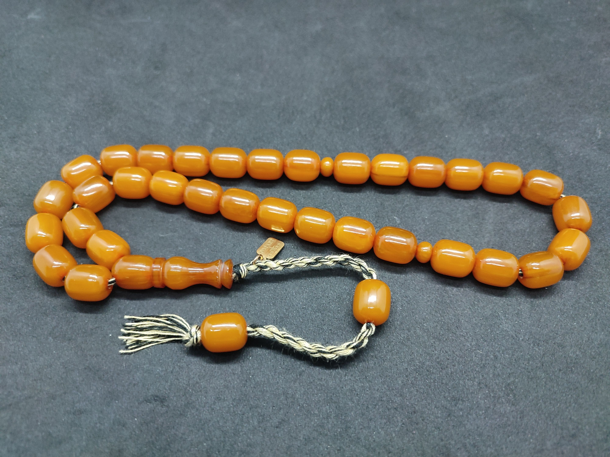 Osama Omari Usta Eseri 50 Yaşında Horoz İmame Havşalı Alman Faturan Tesbih Sertifikalı 9720