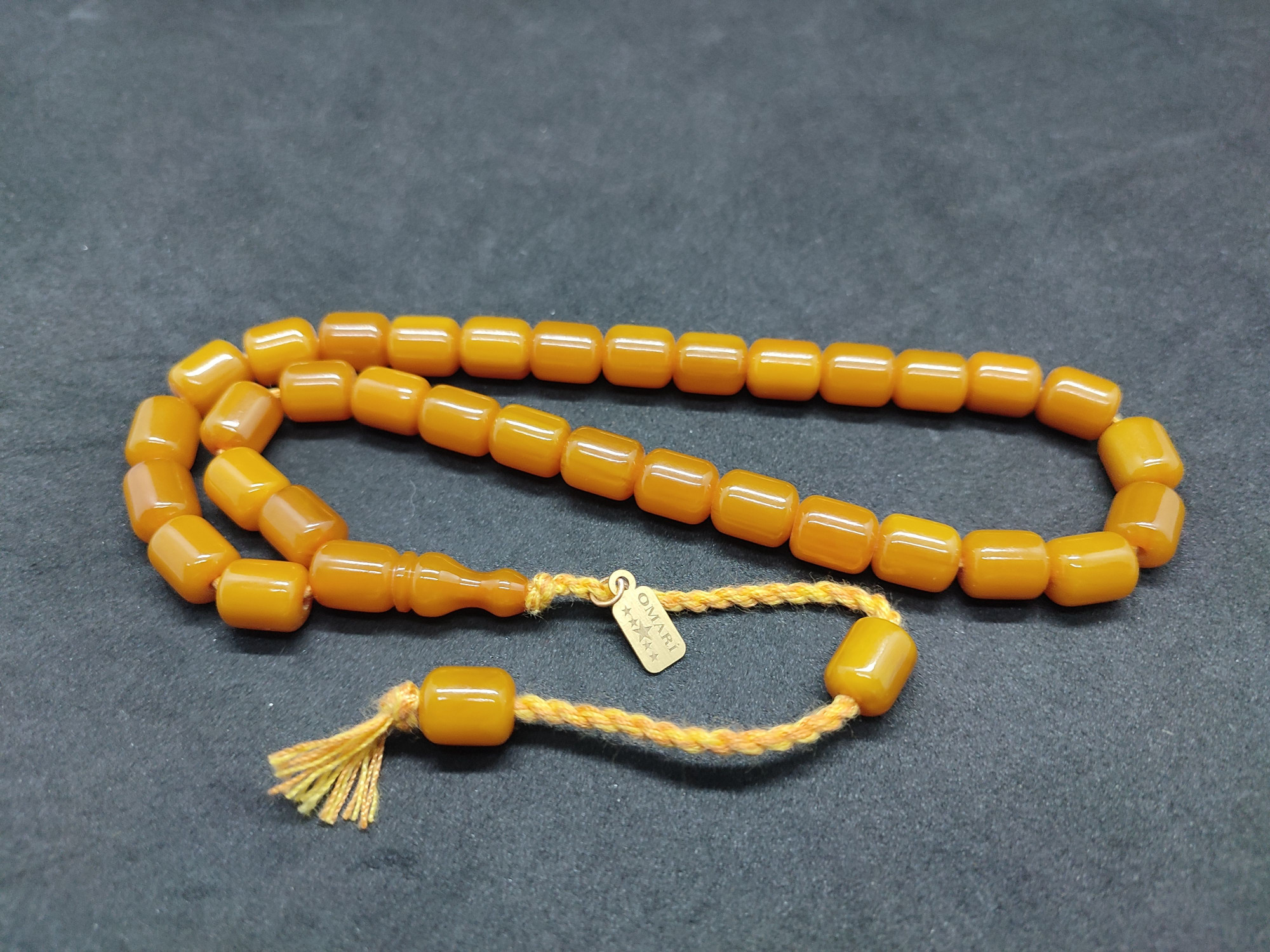 Osama Omari Usta Eseri 50 Yaşında Horoz İmame Havşalı Alman Faturan Tesbih Sertifikalı 9722 küçük resim 2