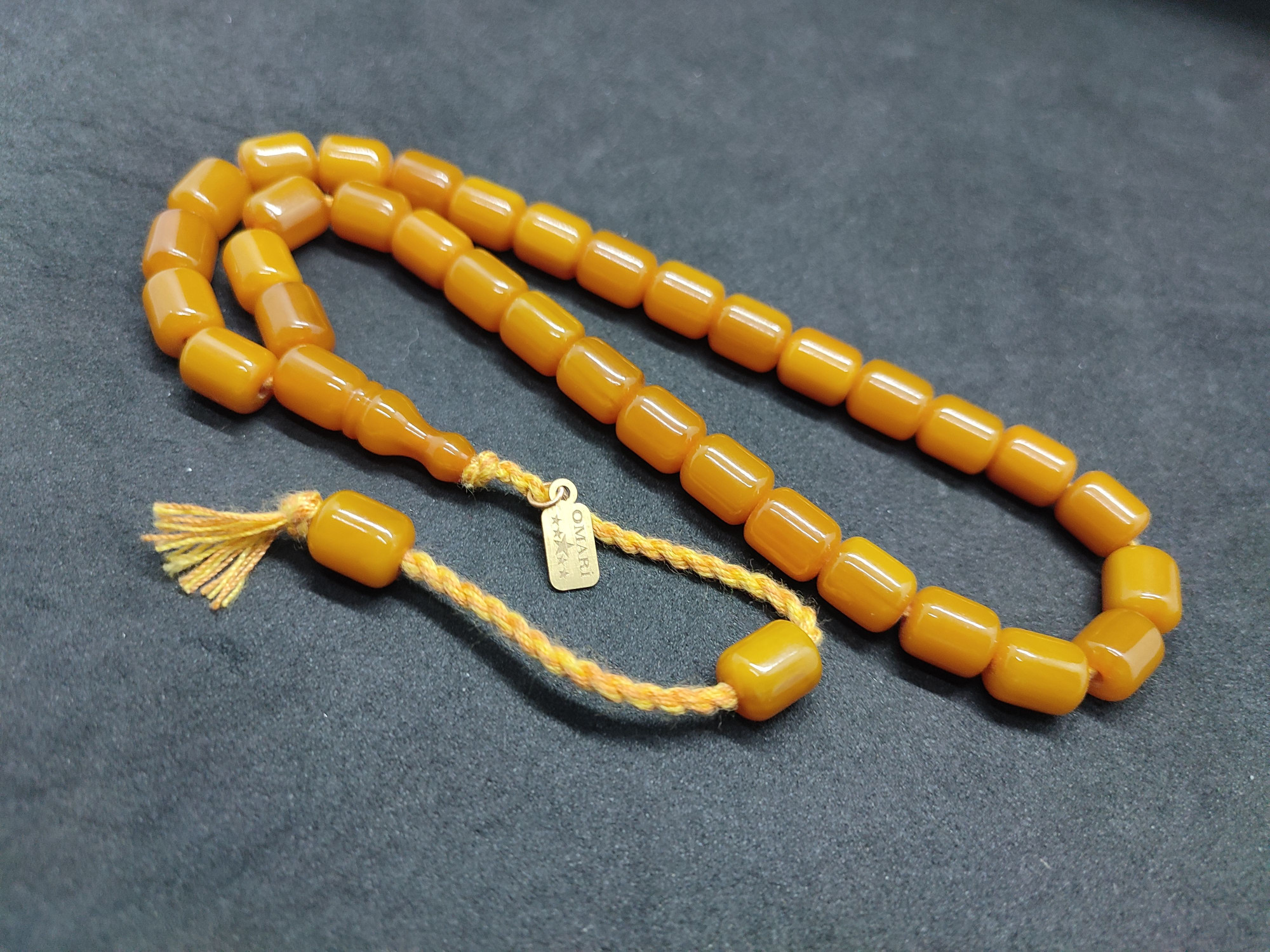 Osama Omari Usta Eseri 50 Yaşında Horoz İmame Havşalı Alman Faturan Tesbih Sertifikalı 9722 küçük resim 4