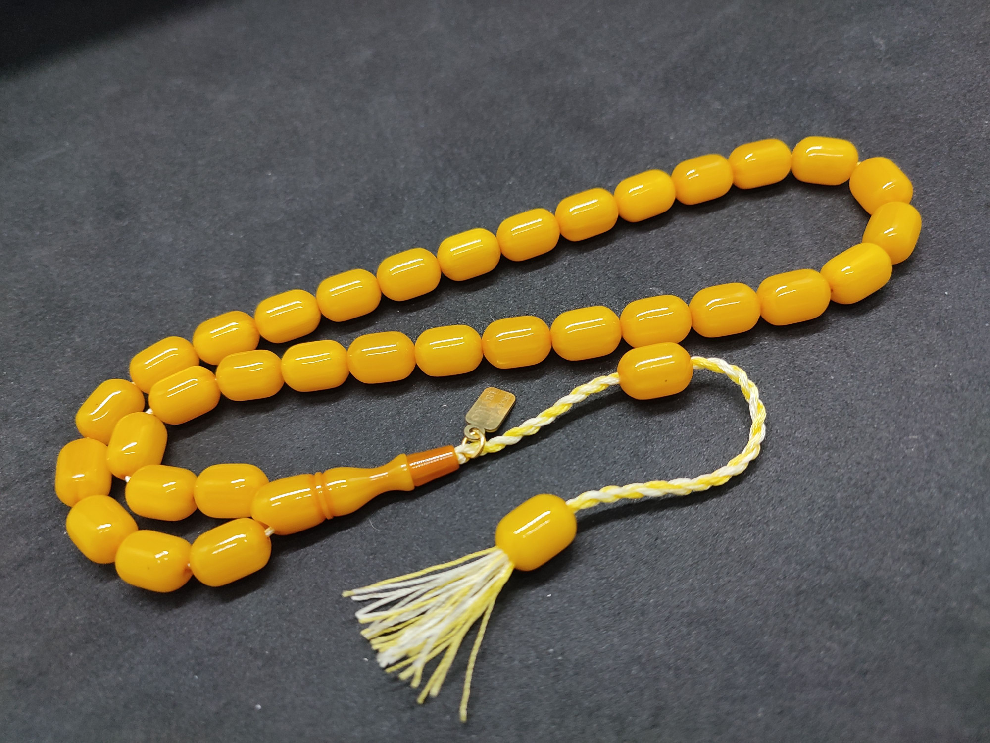 Osama Omari Usta Eseri 50 Yaşında Horoz İmame Havşalı Alman Faturan Tesbih Sertifikalı 9723 küçük resim 2