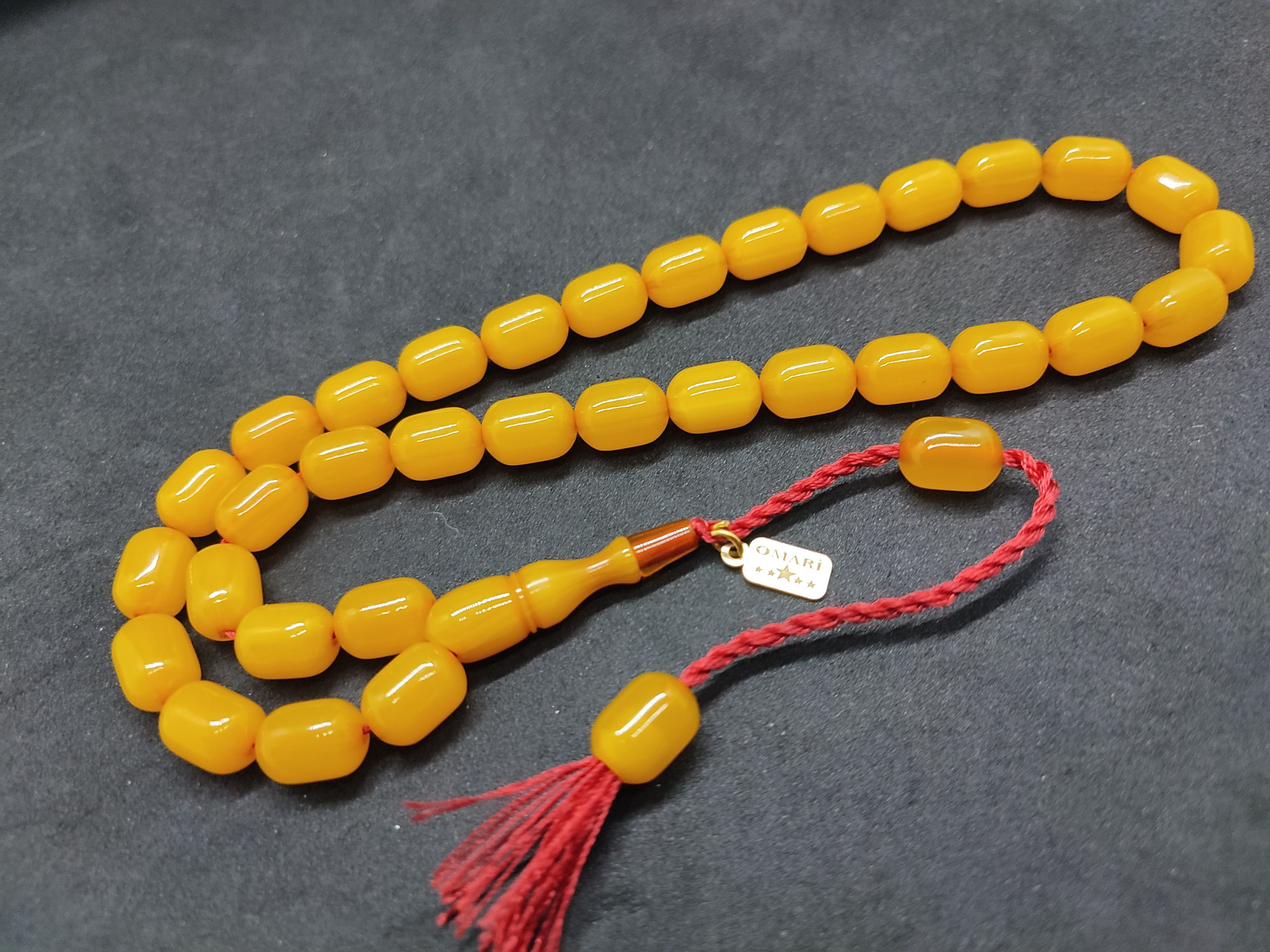 Osama Omari Usta Eseri 50 Yaşında Horoz İmame Havşalı Alman Faturan Tesbih Sertifikalı 9724 küçük resim 2