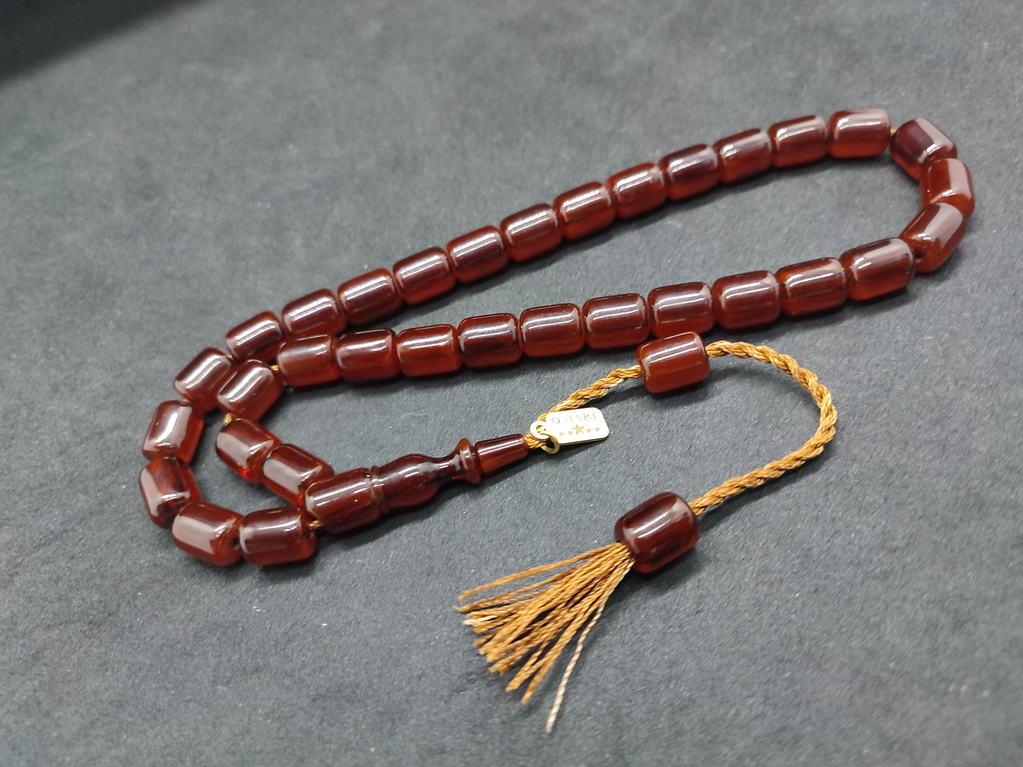 Osama Omari Usta Eseri 50 Yaşında Horoz İmame Havşalı Alman Faturan Tesbih Sertifikalı 9725