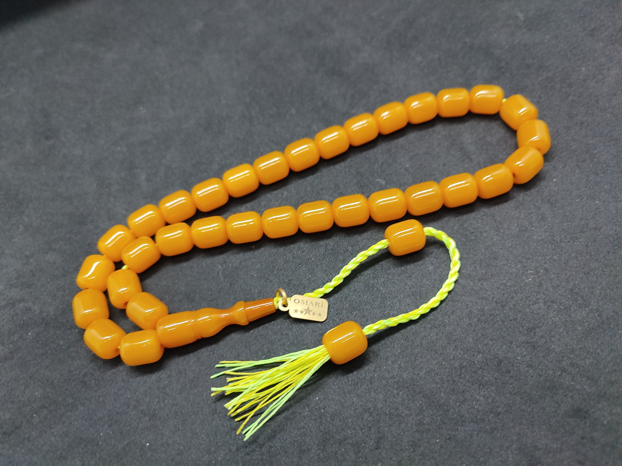 Osama Omari Usta Eseri 50 Yaşında Horoz İmame Havşalı Alman Faturan Tesbih Sertifikalı 9726 küçük resim 2