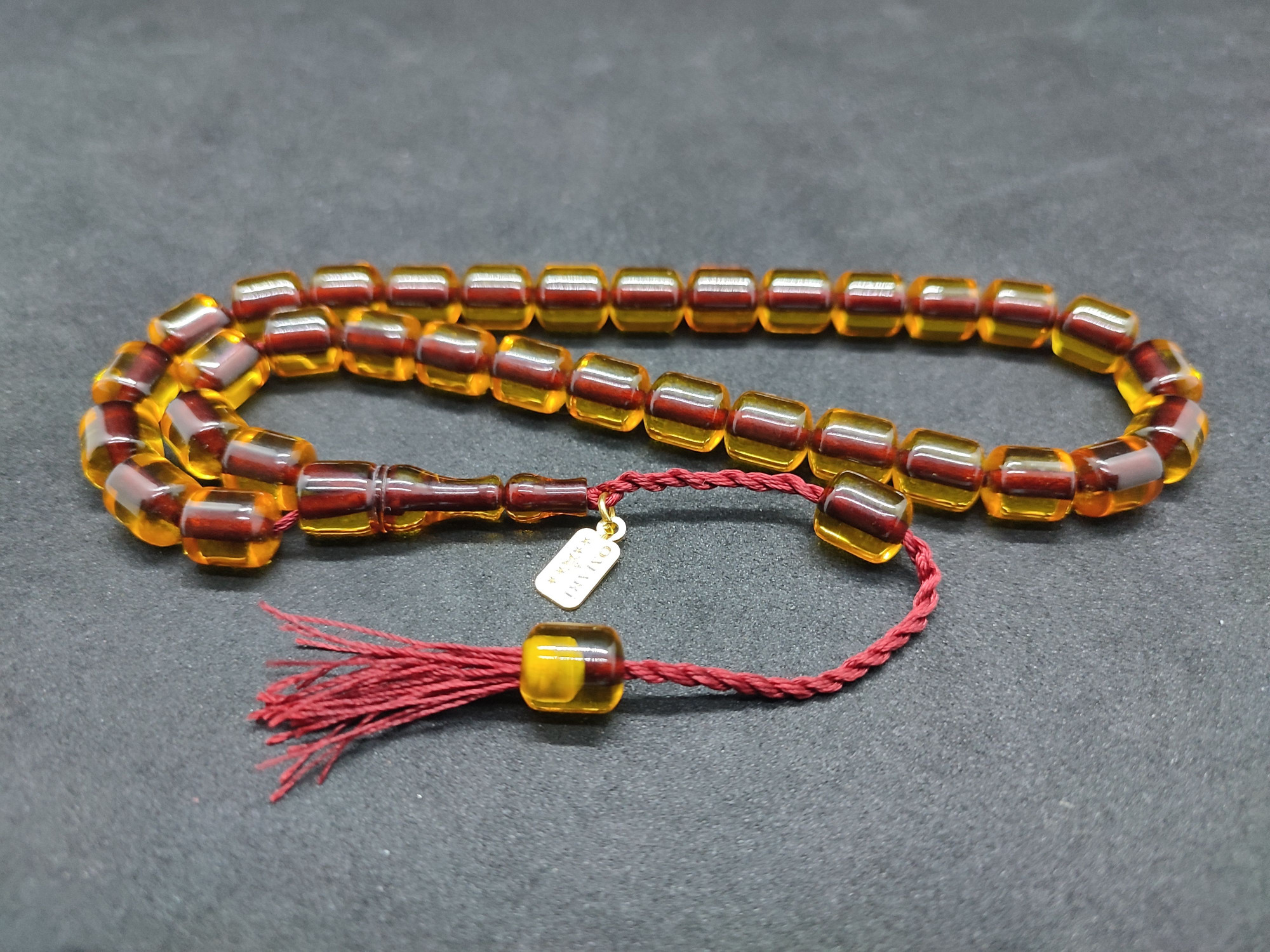 Osama Omari Usta Eseri 50 Yaşında Horoz İmame Havşalı Alman Faturan Tesbih Sertifikalı 9727 küçük resim 2