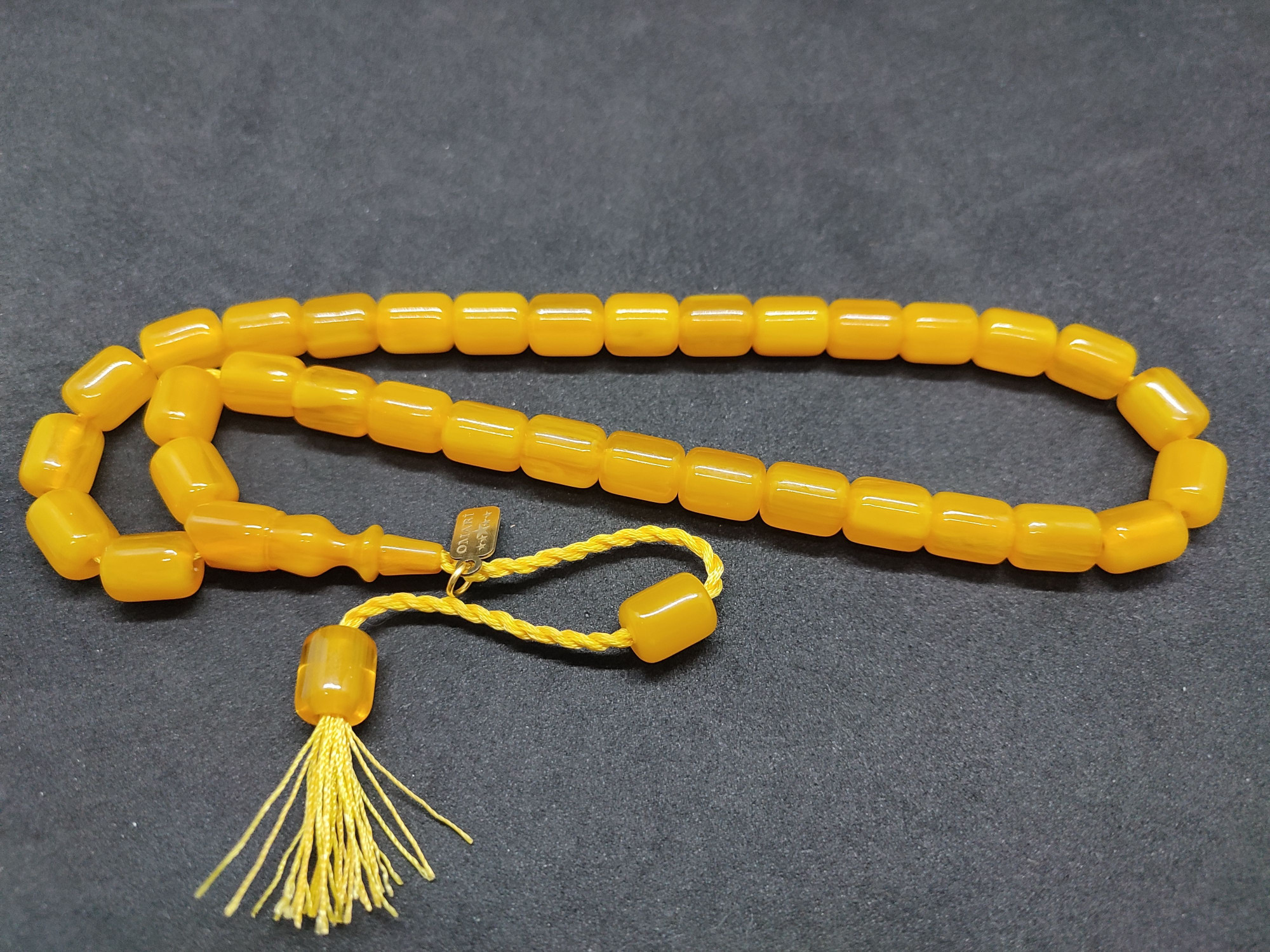 Osama Omari Usta Eseri 50 Yaşında Horoz İmame Havşalı Alman Faturan Tesbih Sertifikalı 9729 küçük resim 2