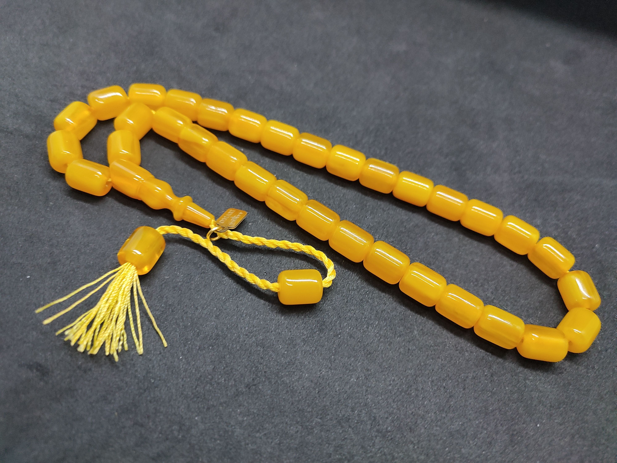 Osama Omari Usta Eseri 50 Yaşında Horoz İmame Havşalı Alman Faturan Tesbih Sertifikalı 9729 küçük resim 4