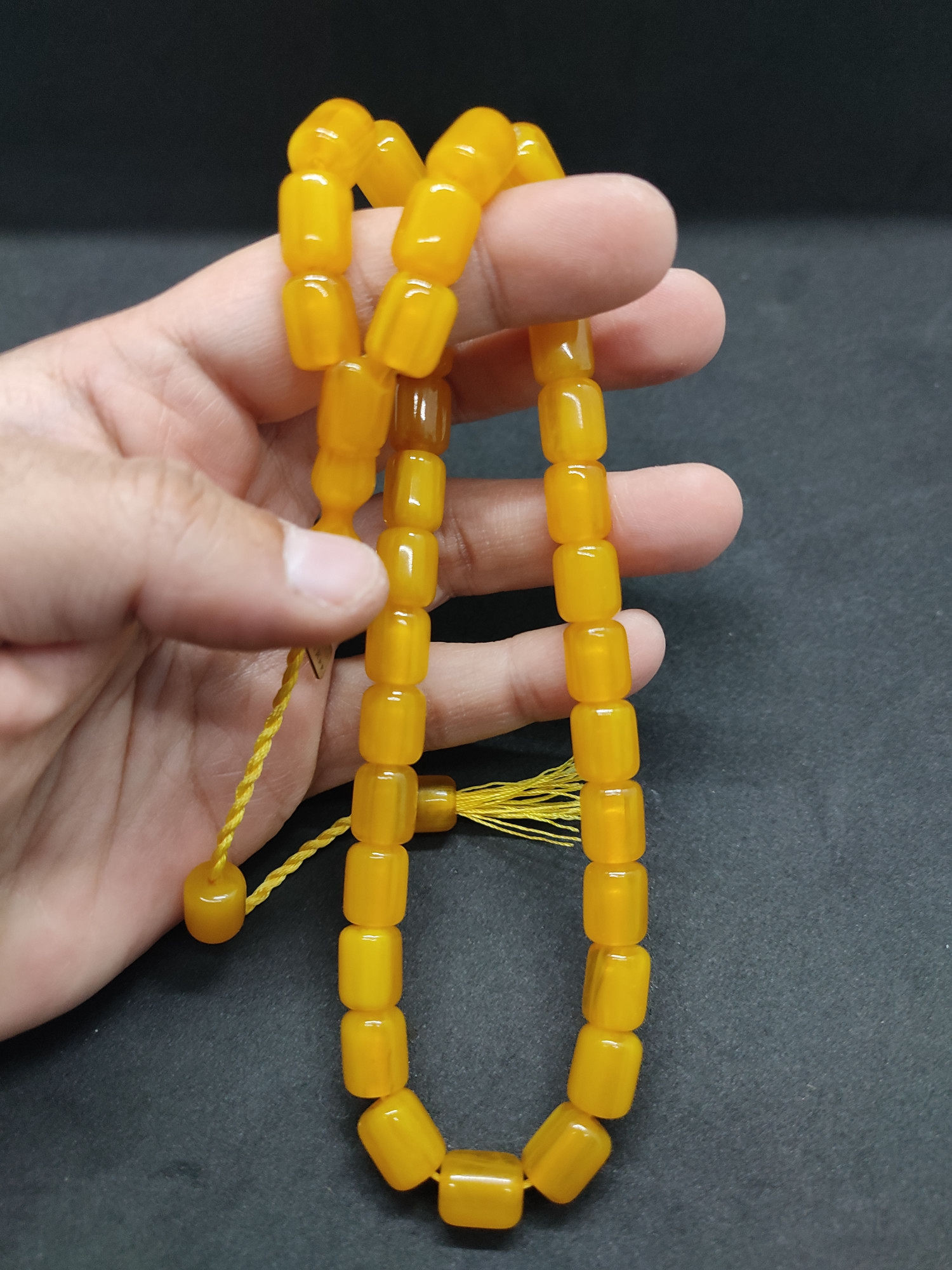 Osama Omari Usta Eseri 50 Yaşında Horoz İmame Havşalı Alman Faturan Tesbih Sertifikalı 9729 küçük resim 5