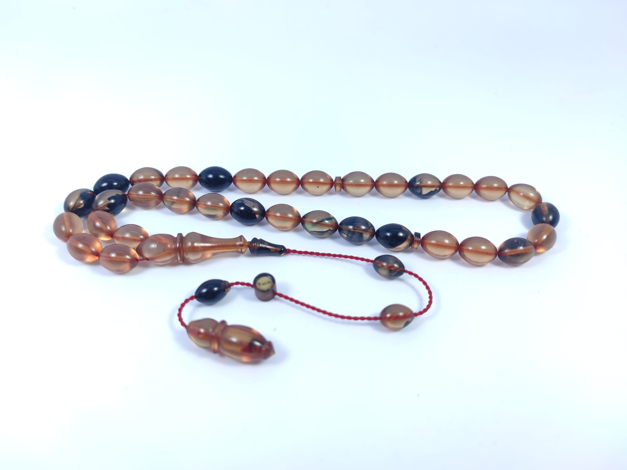 Muhammed Tacir Usta Eseri Objeden Eski Sıkma Kehribar Sertifikalı 9730