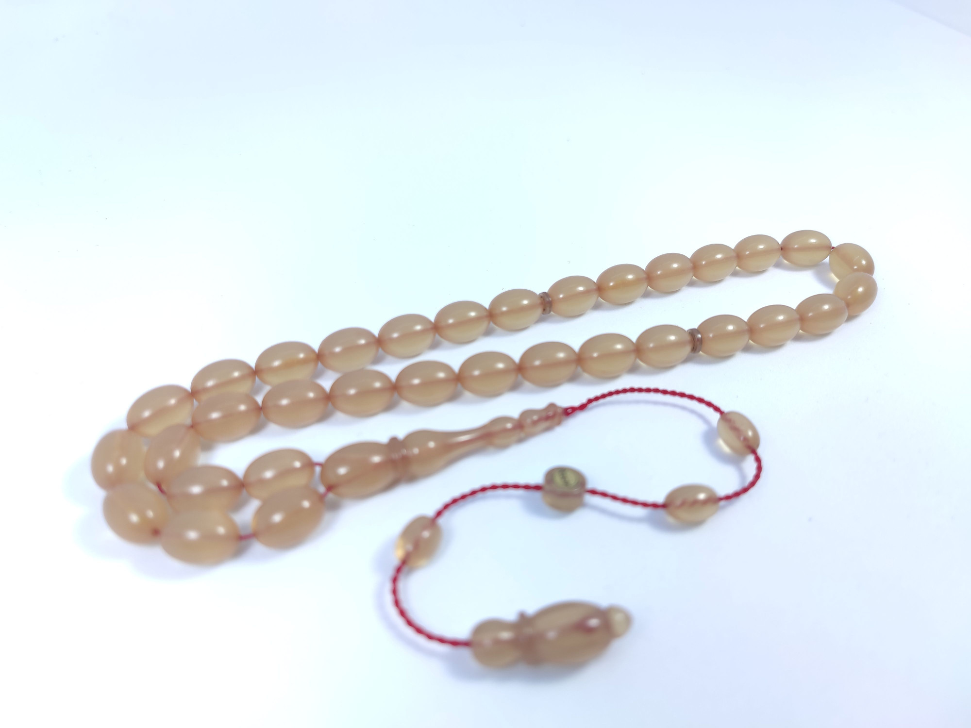 Muhammed Tacir Usta Eseri Objeden Eski Sıkma Kehribar Sertifikalı 9732 küçük resim 2