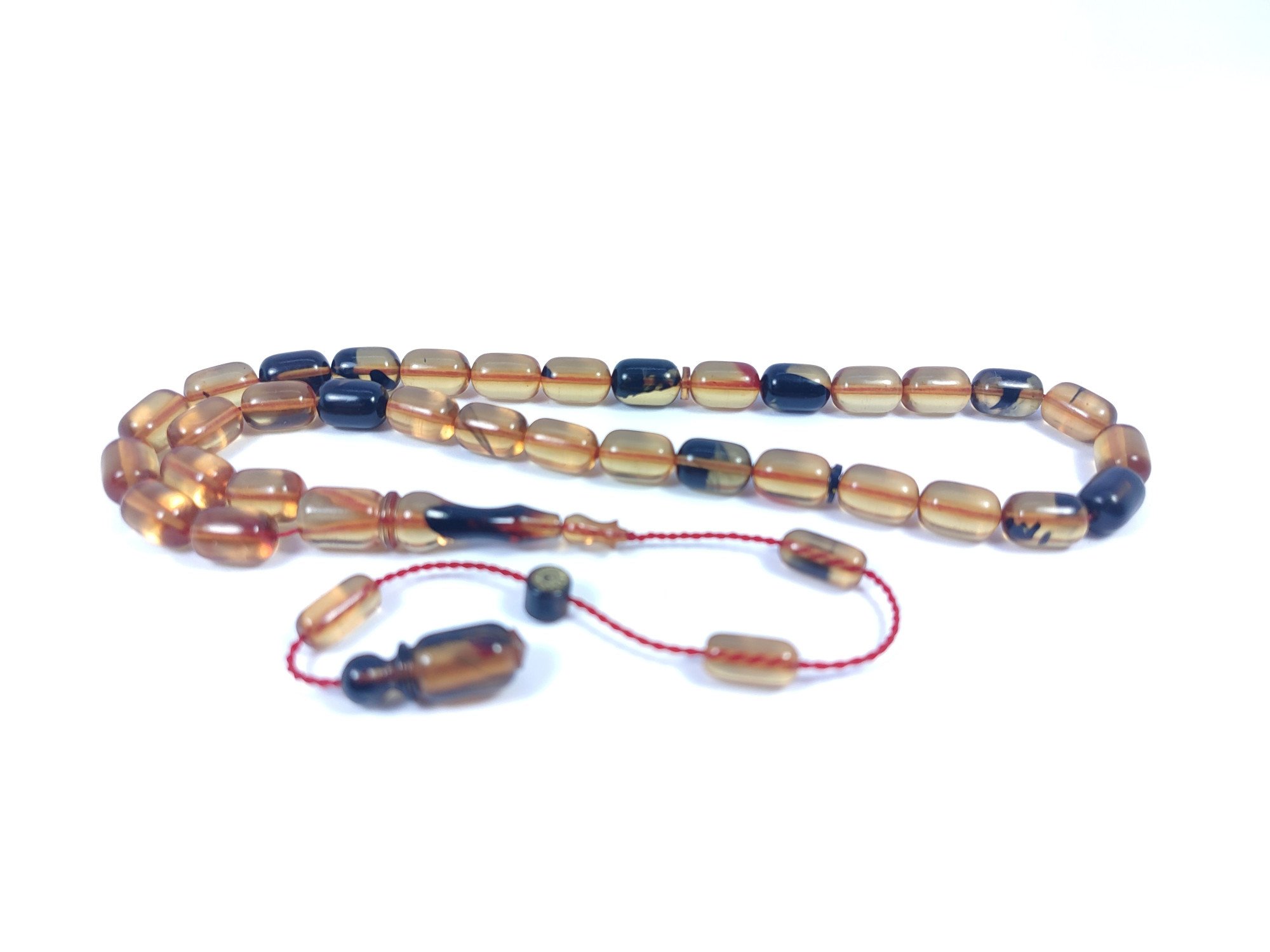 Muhammed Tacir Usta Eseri Objeden Eski Sıkma Kehribar Sertifikalı 9733