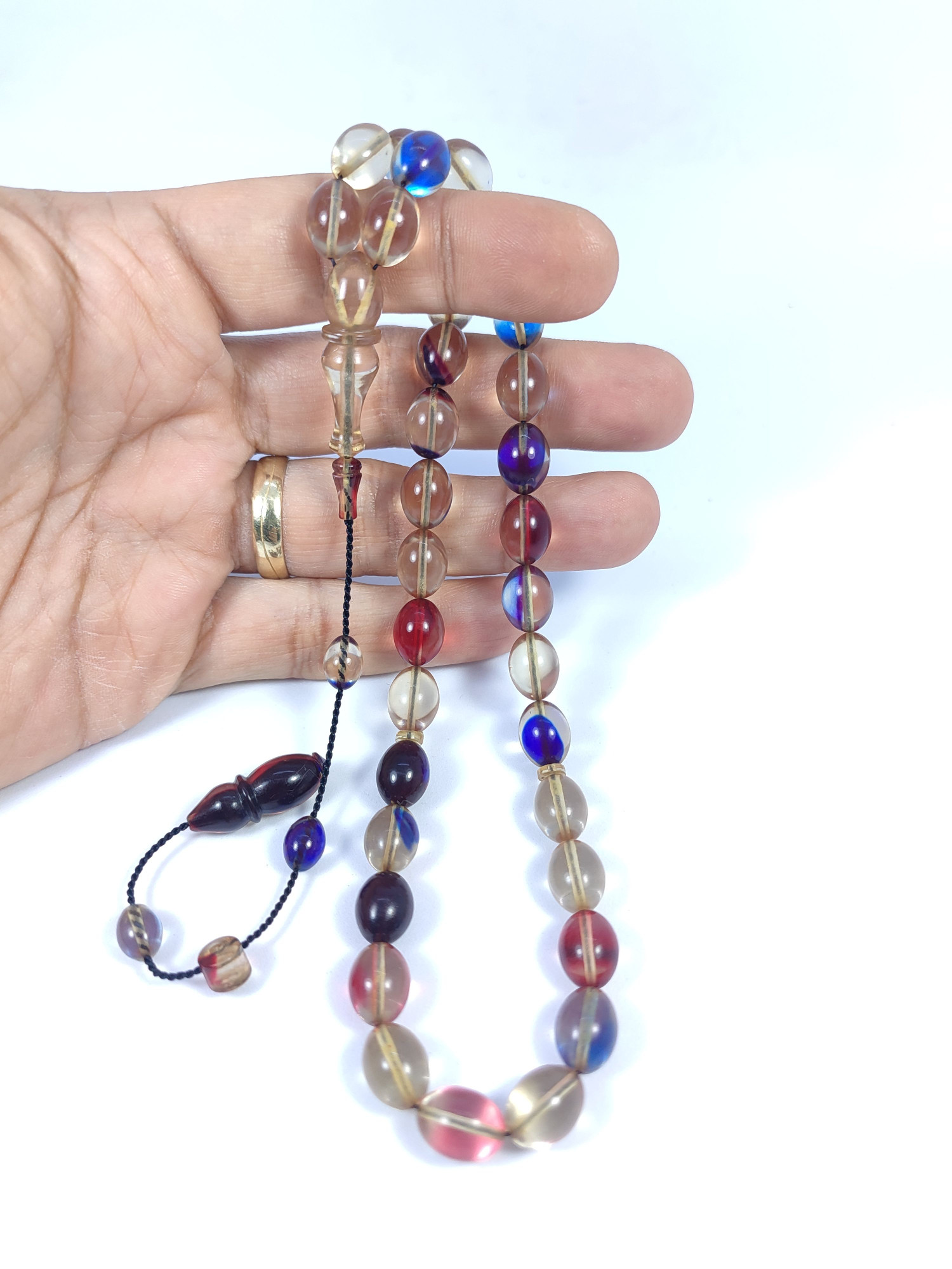 Muhammed Tacir Usta Eseri Objeden Eski Ateş-i Kehribar Sertifikalı 9734 küçük resim 4