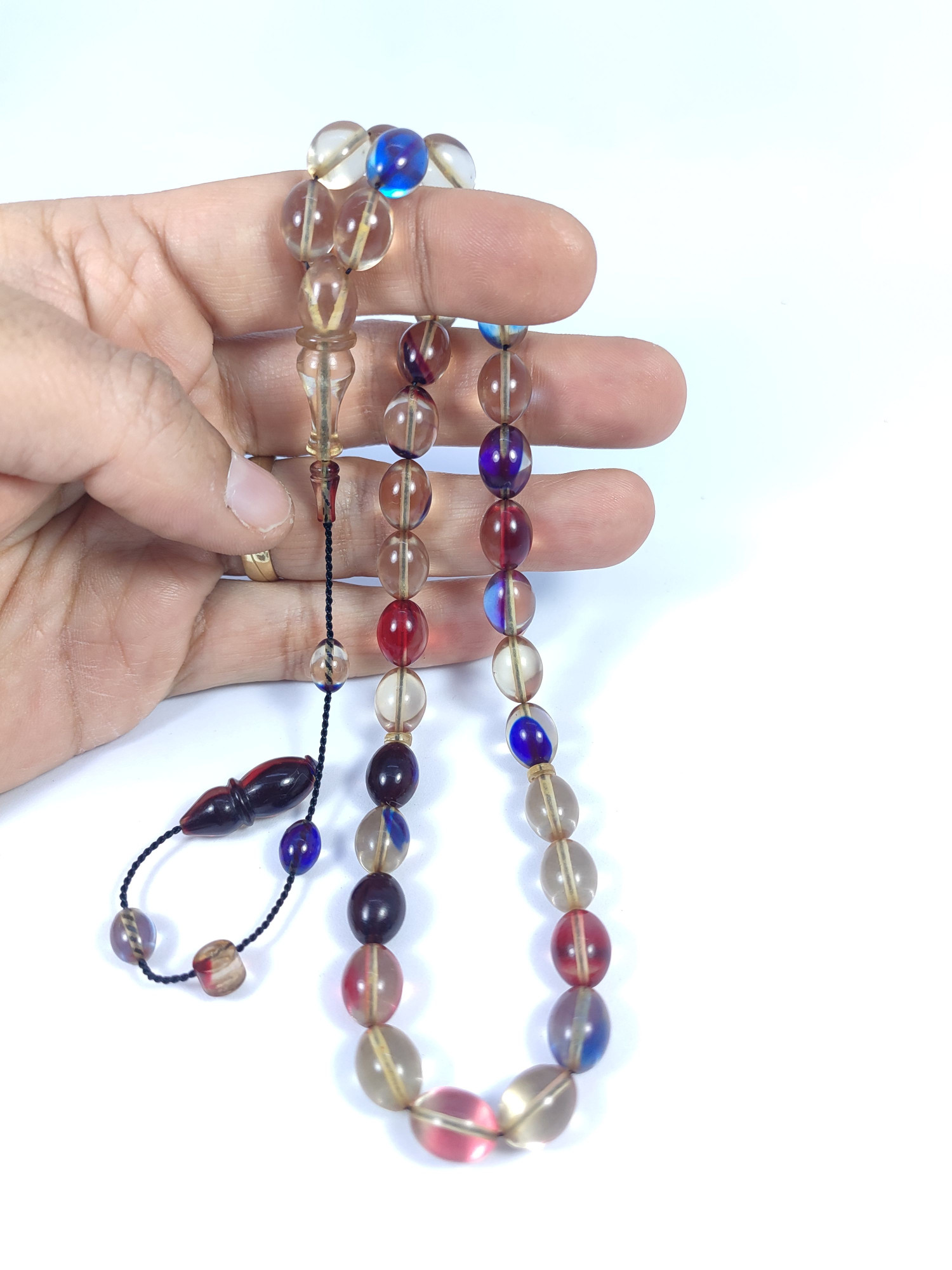 Muhammed Tacir Usta Eseri Objeden Eski Ateş-i Kehribar Sertifikalı 9734 küçük resim 5