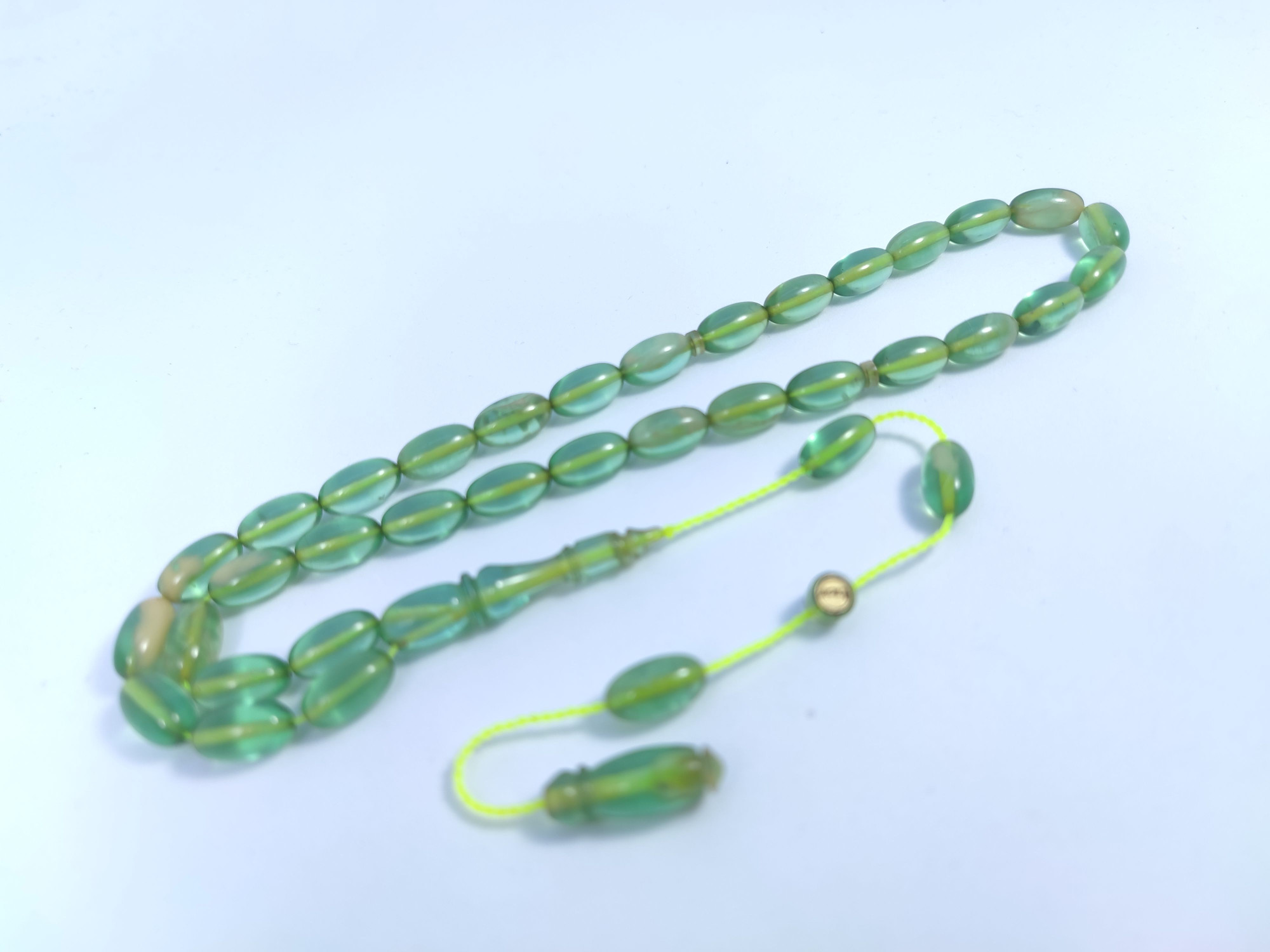 Muhammed Tacir Usta Eseri Objeden Eski Ateş-i Kehribar Sertifikalı 9735 küçük resim 2