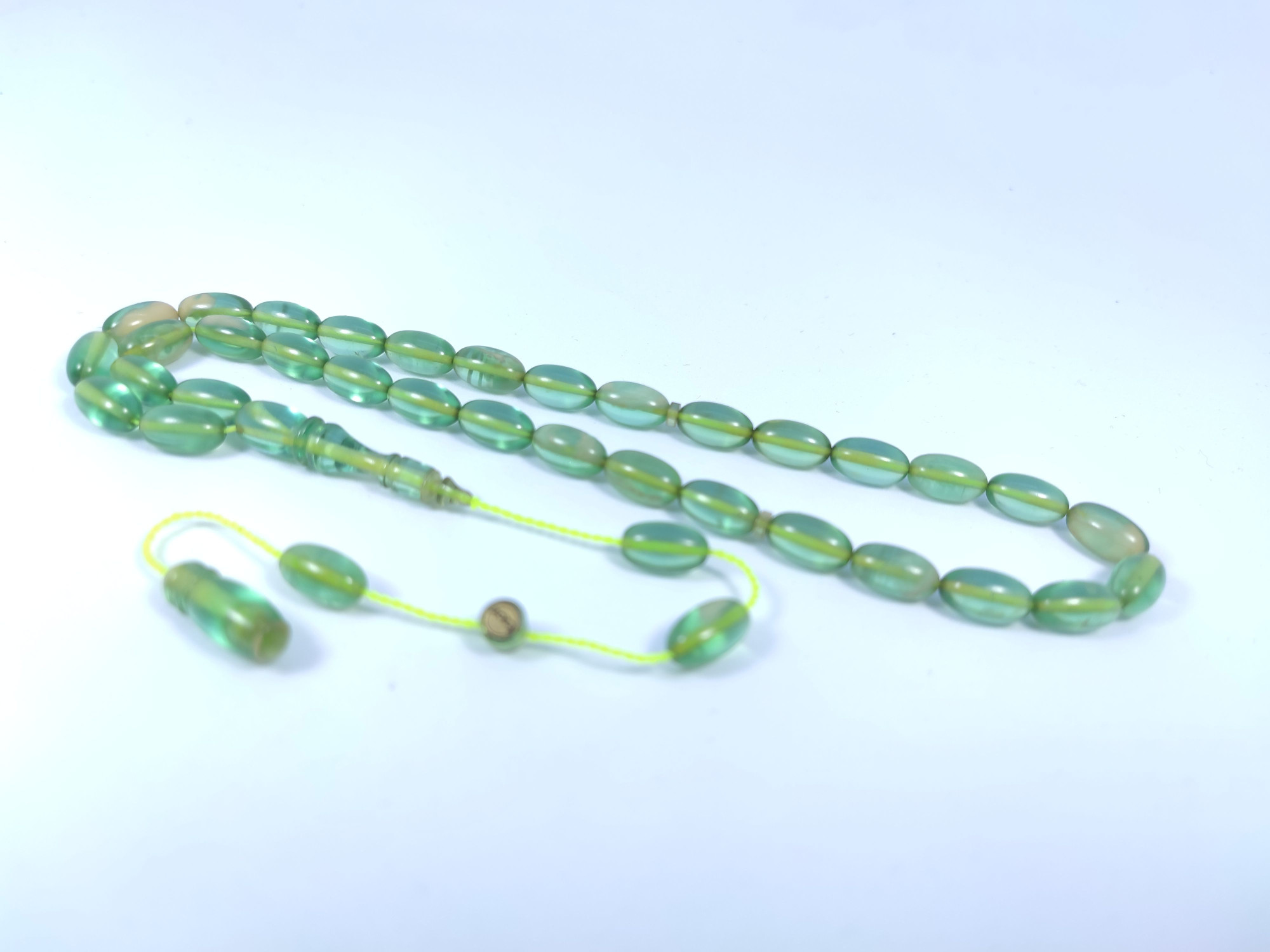 Muhammed Tacir Usta Eseri Objeden Eski Ateş-i Kehribar Sertifikalı 9735 küçük resim 3