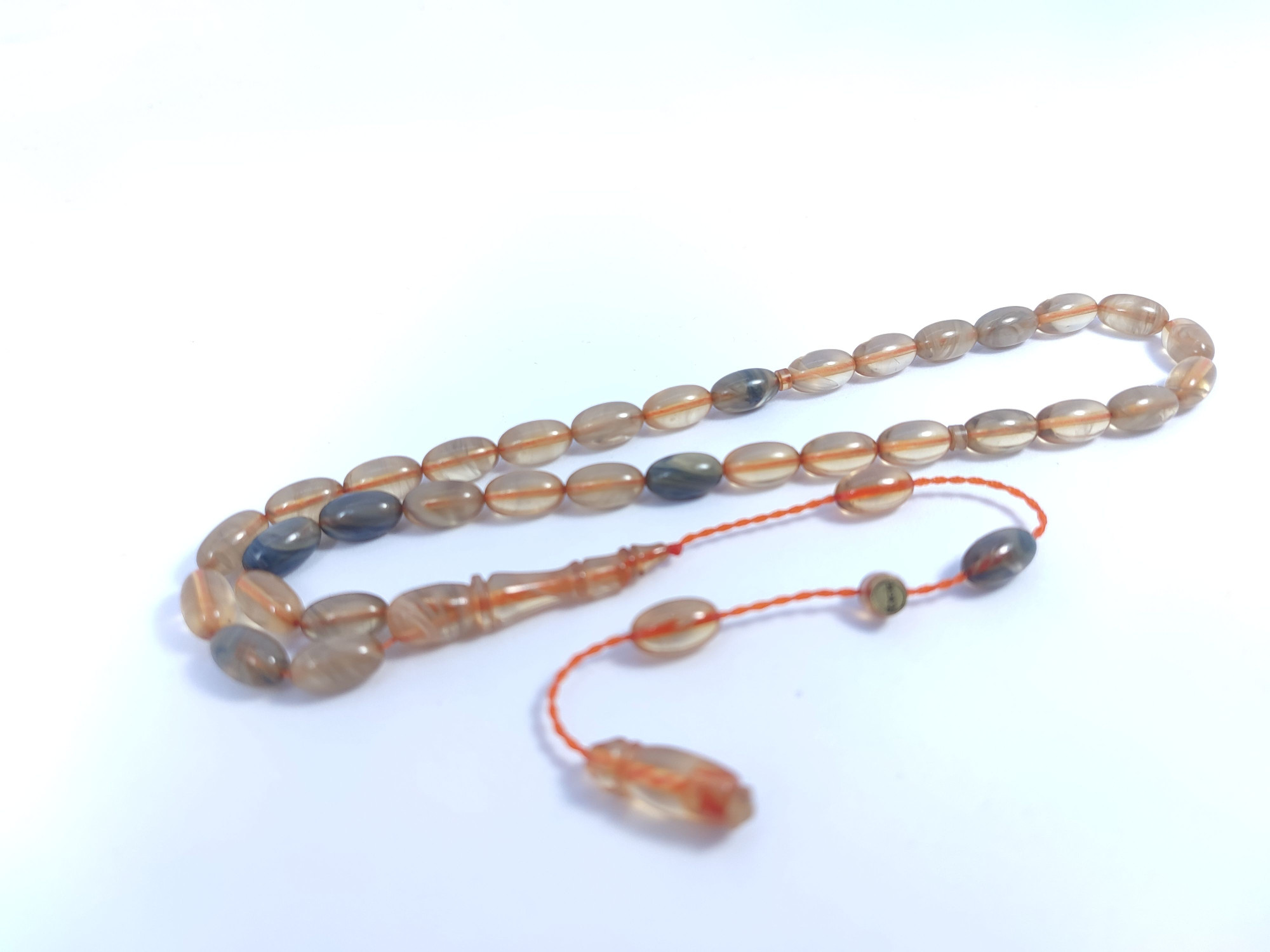 Muhammed Tacir Usta Eseri Objeden Eski Ateş-i Kehribar Sertifikalı 9736