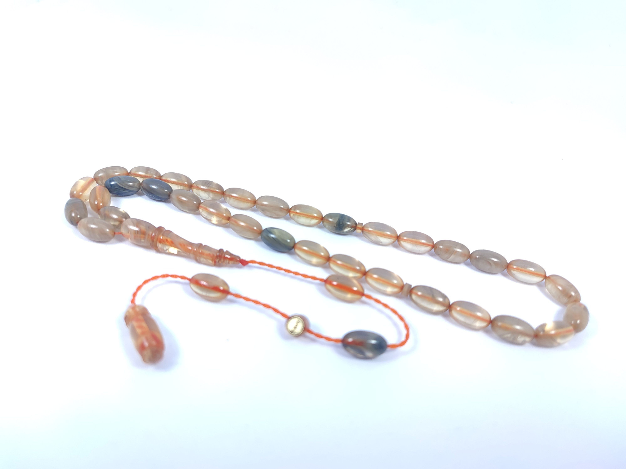 Muhammed Tacir Usta Eseri Objeden Eski Ateş-i Kehribar Sertifikalı 9736 küçük resim 3