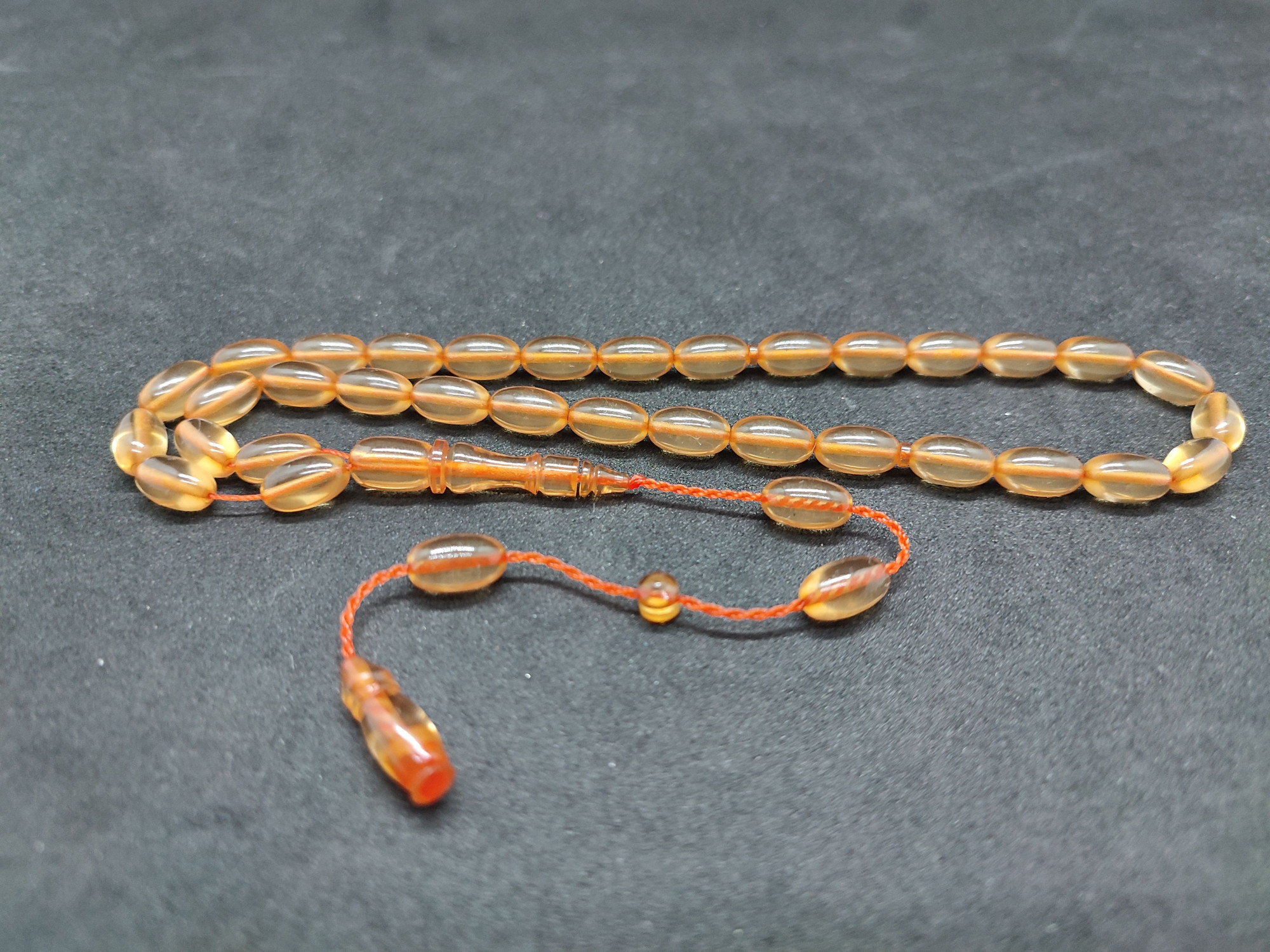 Muhammed Tacir Usta Eseri Yemen Zar Kehribar Sertifikalı 9737 küçük resim 2