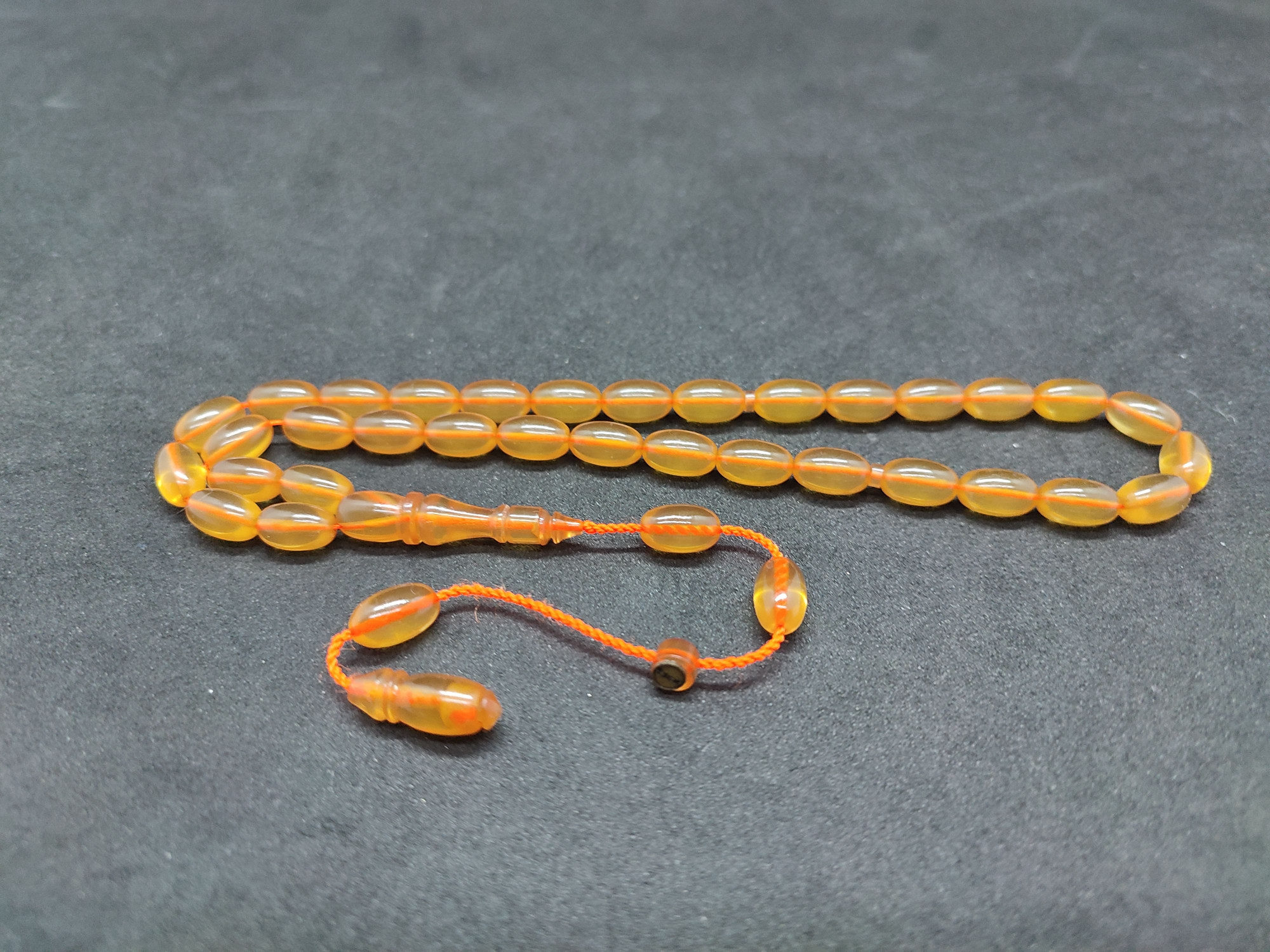 Muhammed Tacir Usta Eseri Yemen Zar Kehribar Sertifikalı 9738