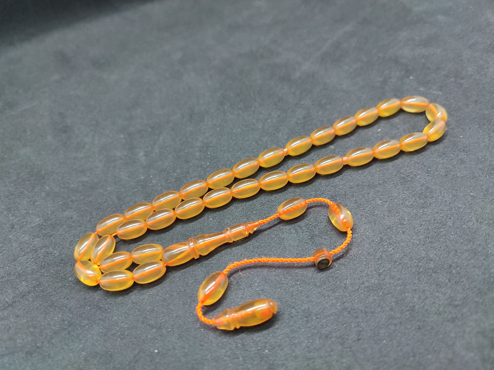 Muhammed Tacir Usta Eseri Yemen Zar Kehribar Sertifikalı 9738 küçük resim 2