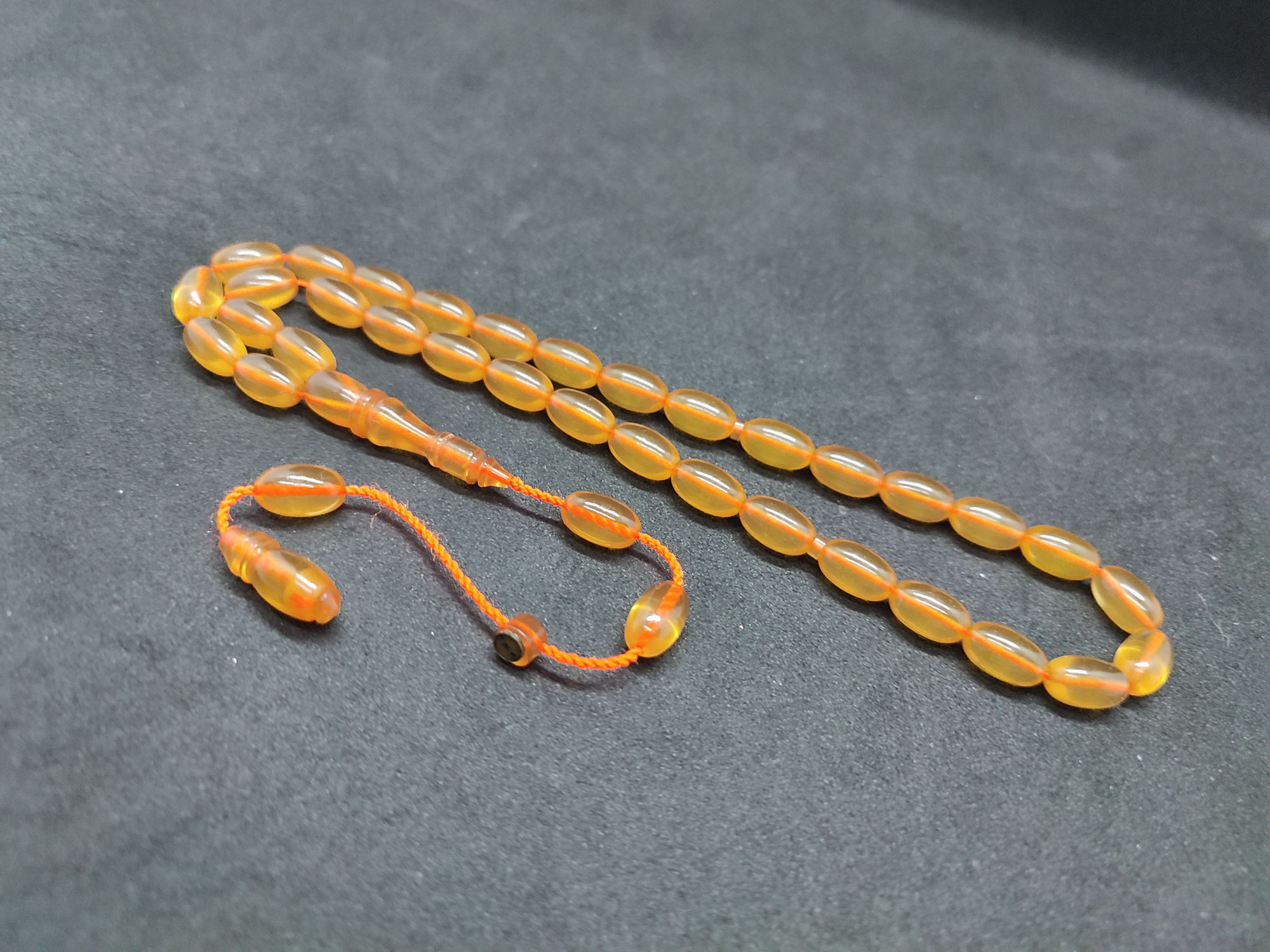 Muhammed Tacir Usta Eseri Yemen Zar Kehribar Sertifikalı 9738 küçük resim 3