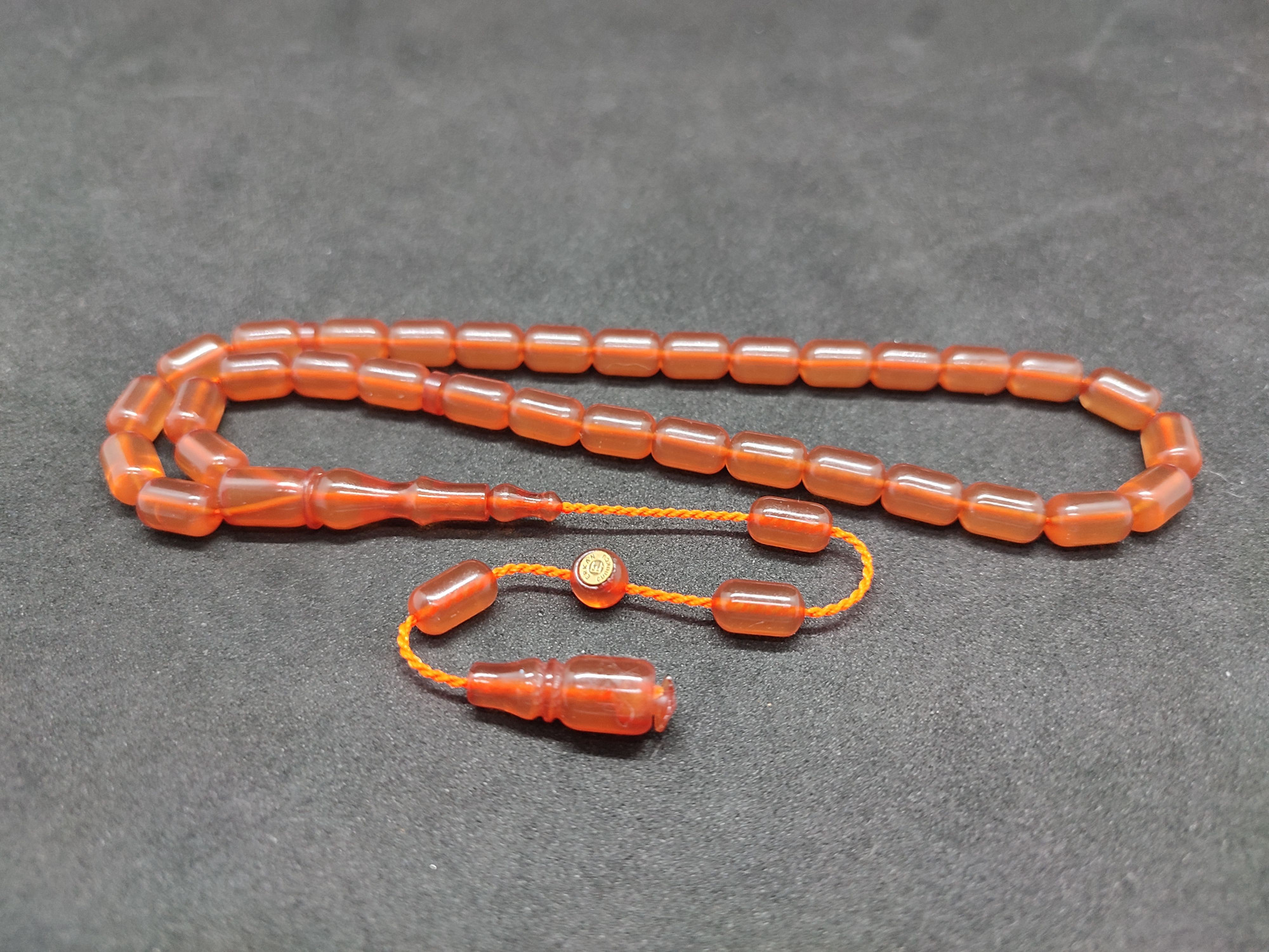 Muhammed Tacir Usta Eseri Yemen Zar Kehribar Sertifikalı 9740 küçük resim 2