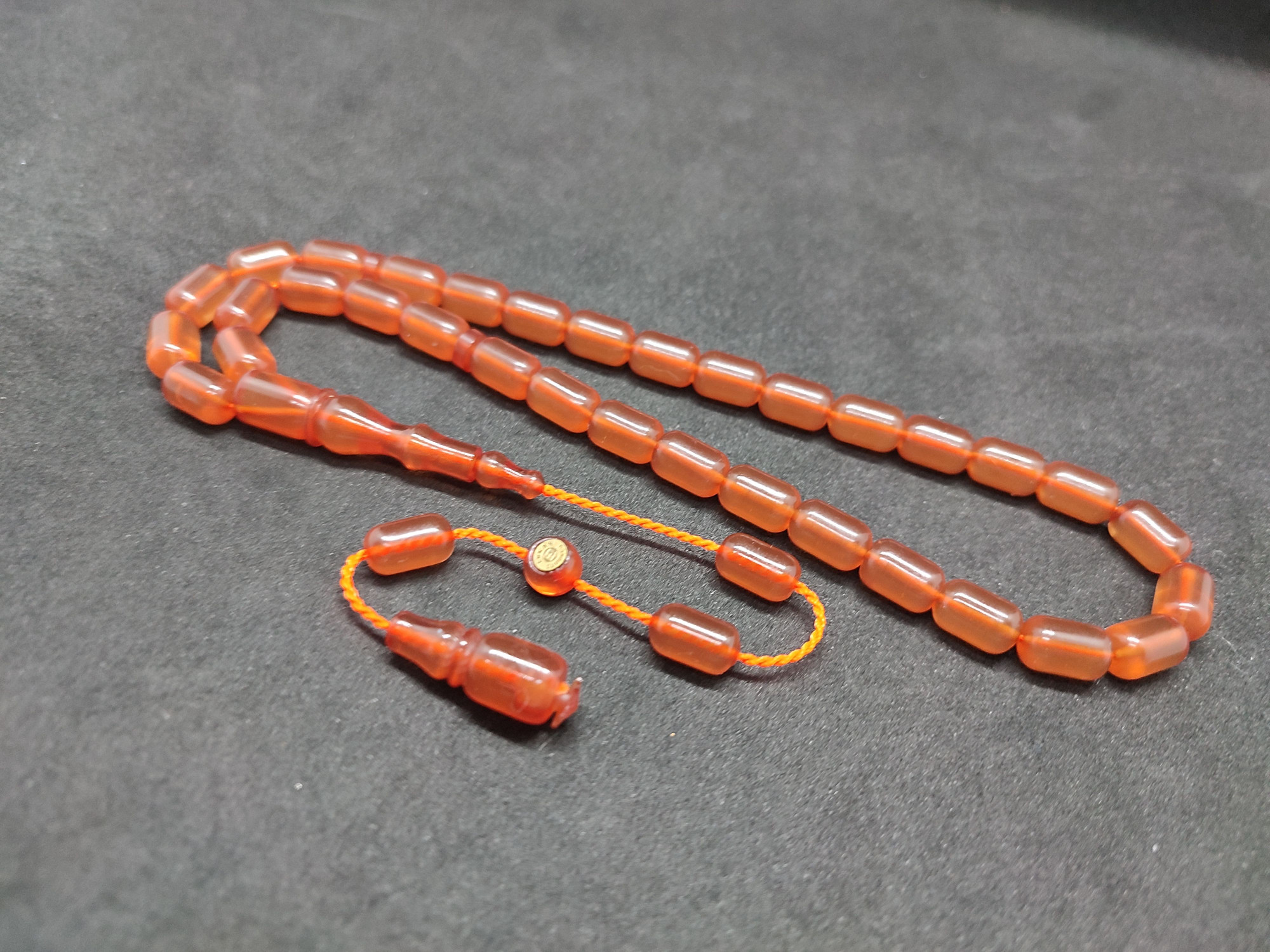 Muhammed Tacir Usta Eseri Yemen Zar Kehribar Sertifikalı 9740 küçük resim 4