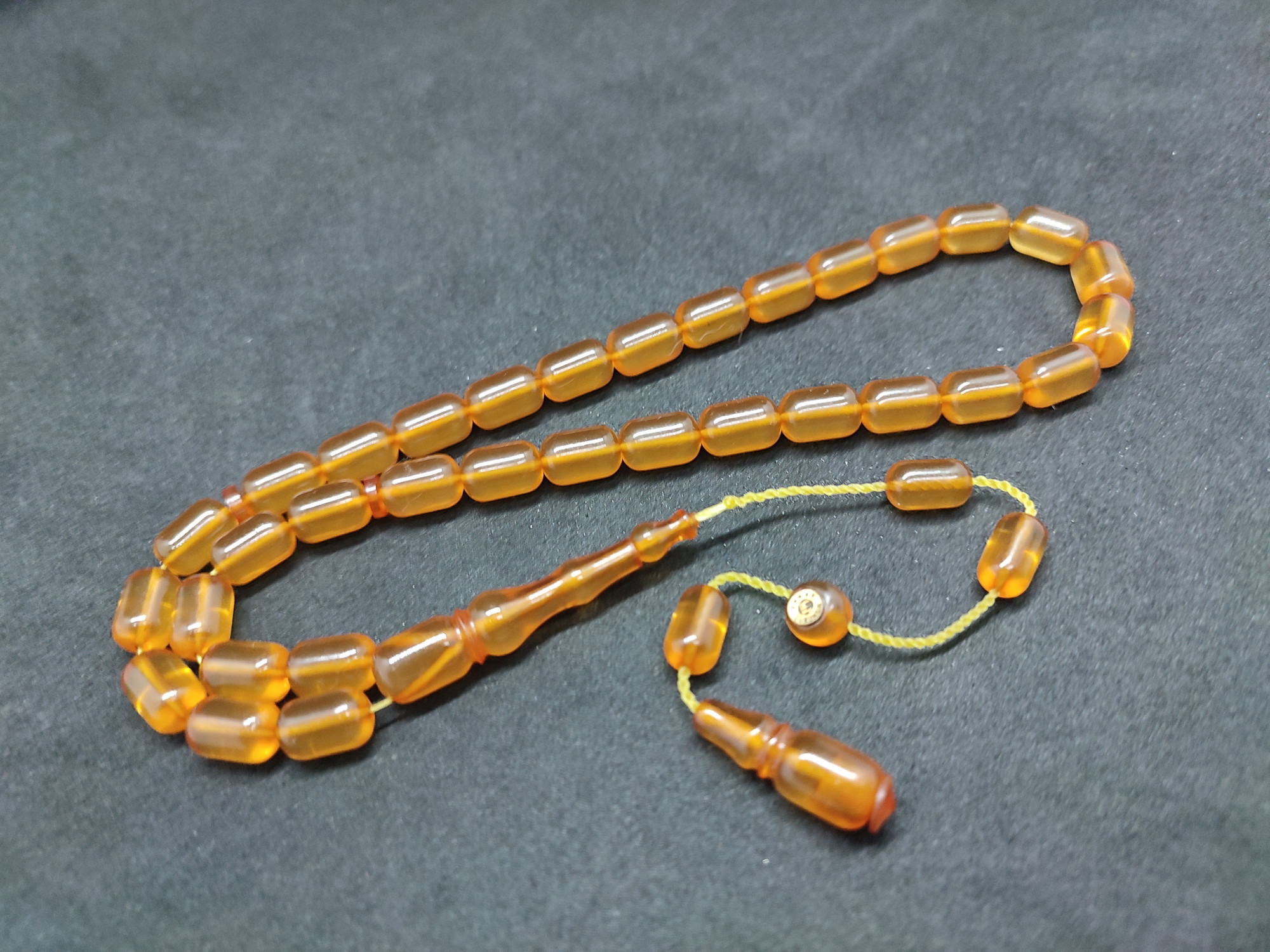 Muhammed Tacir Usta Eseri Yemen Zar Kehribar Sertifikalı 9741