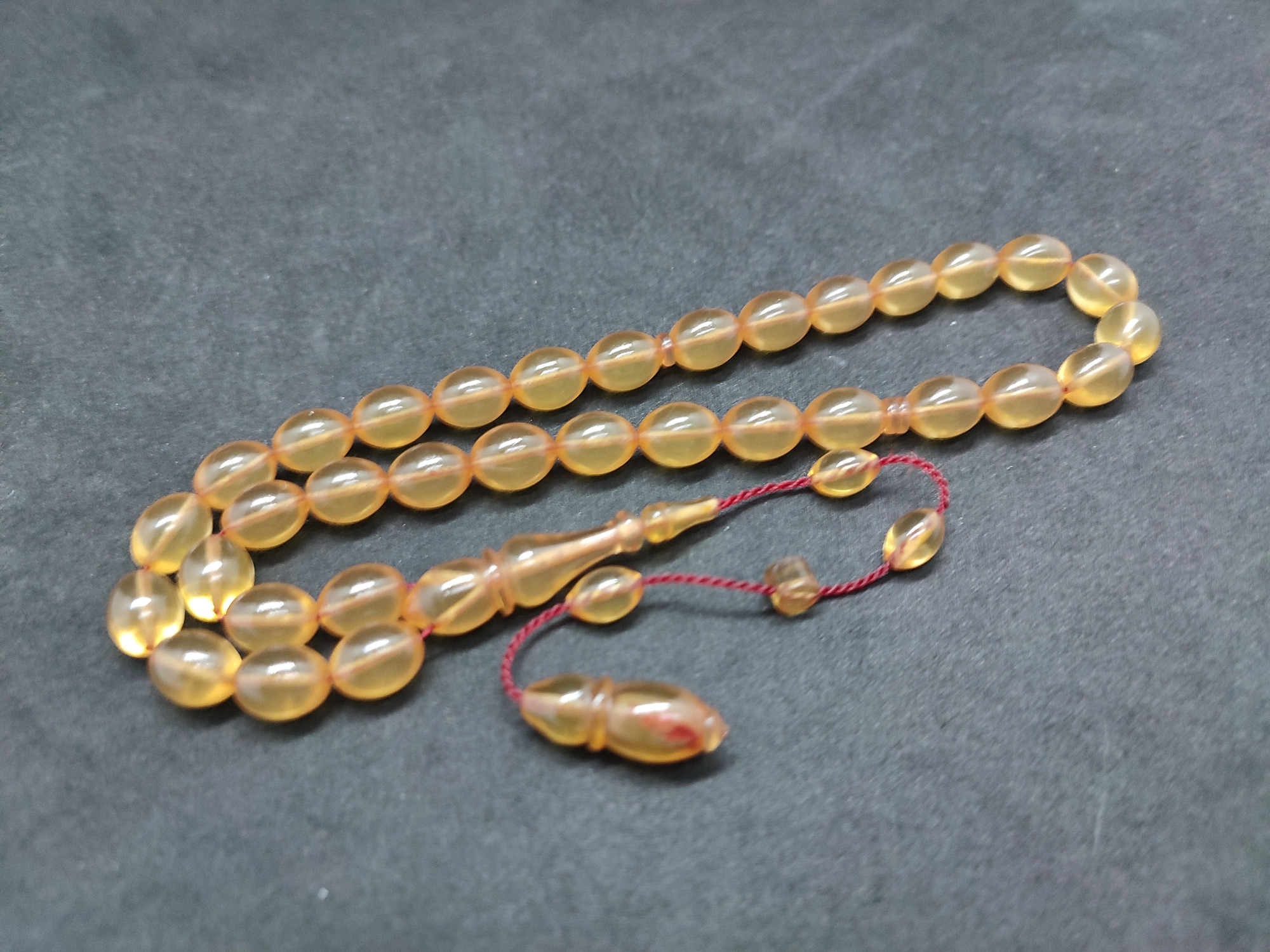 Muhammed Tacir Usta Eseri Yemen Zar Kehribar Sertifikalı 9742