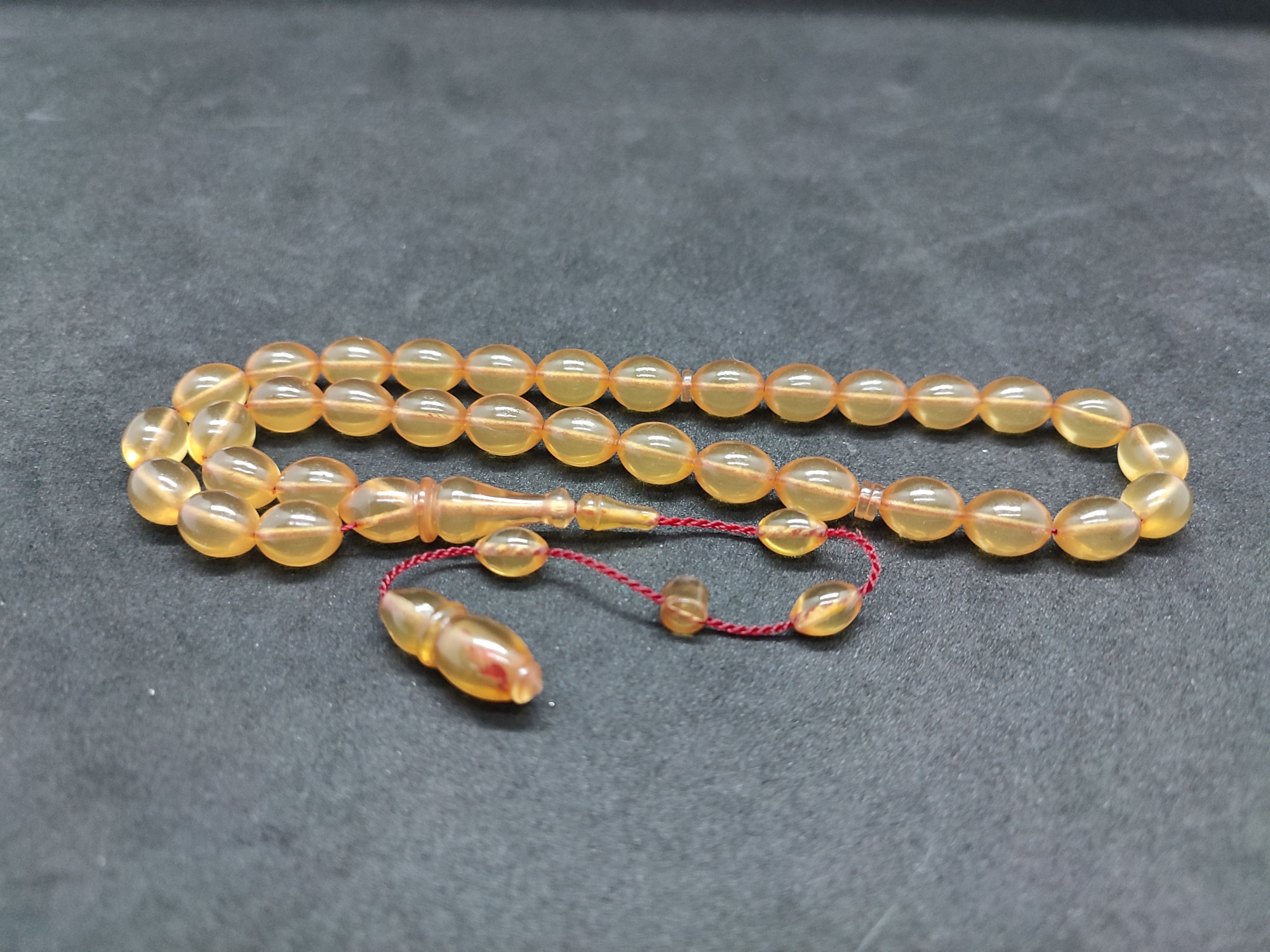 Muhammed Tacir Usta Eseri Yemen Zar Kehribar Sertifikalı 9742 küçük resim 2