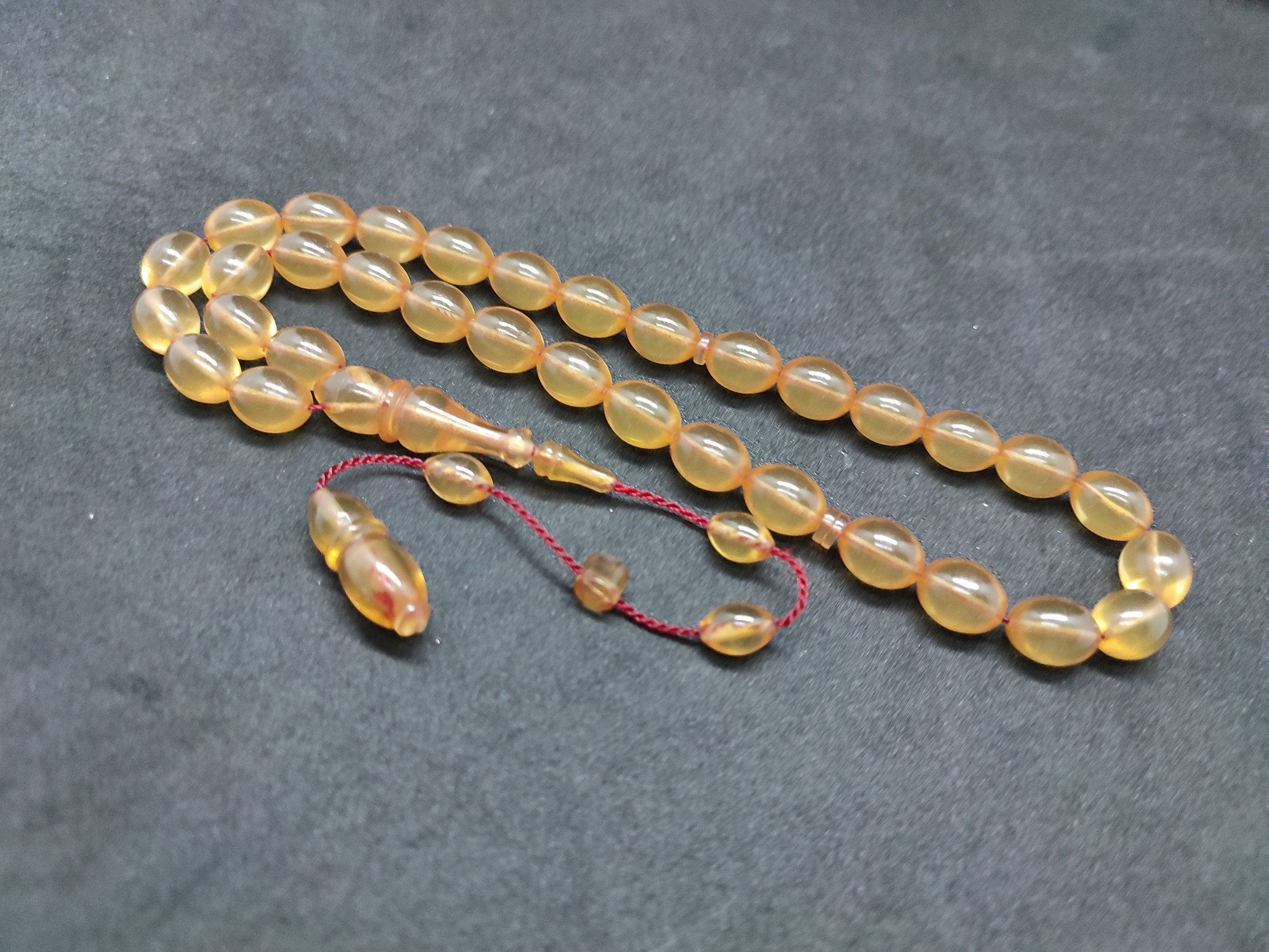 Muhammed Tacir Usta Eseri Yemen Zar Kehribar Sertifikalı 9742 küçük resim 4