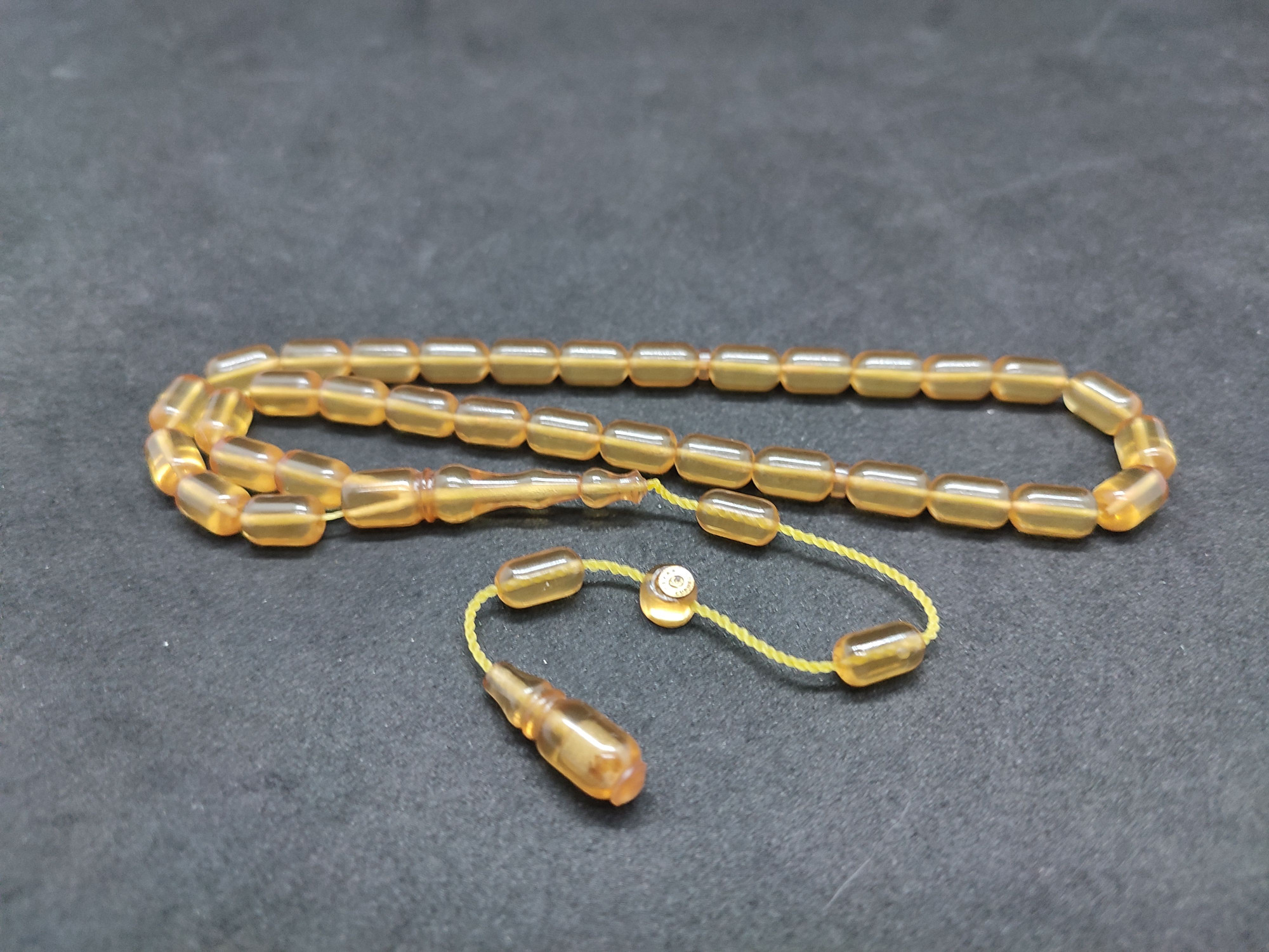 Muhammed Tacir Usta Eseri Yemen Zar Kehribar Sertifikalı 9743