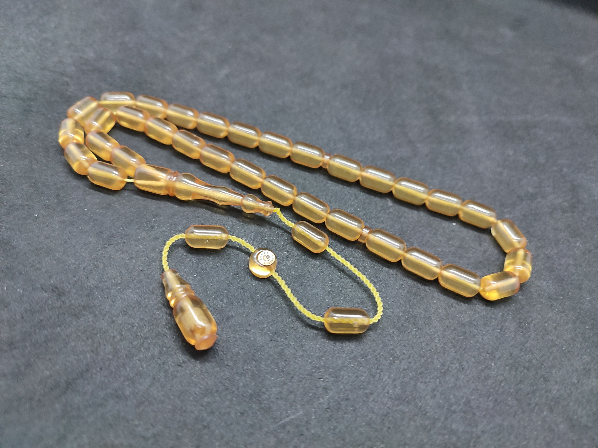 Muhammed Tacir Usta Eseri Yemen Zar Kehribar Sertifikalı 9743 küçük resim 4