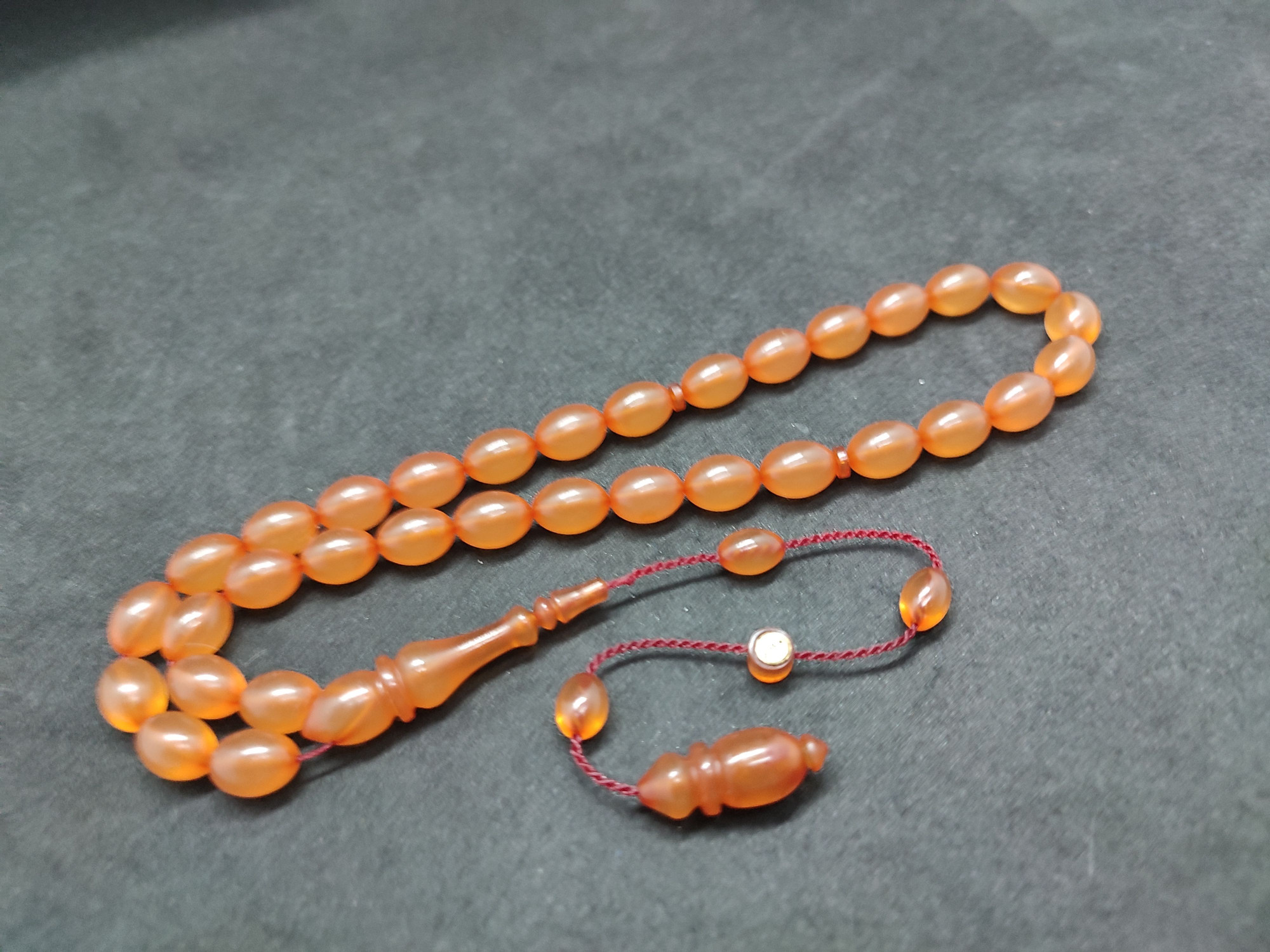 Muhammed Tacir Usta Eseri Yemen Zar Kehribar Sertifikalı 9744