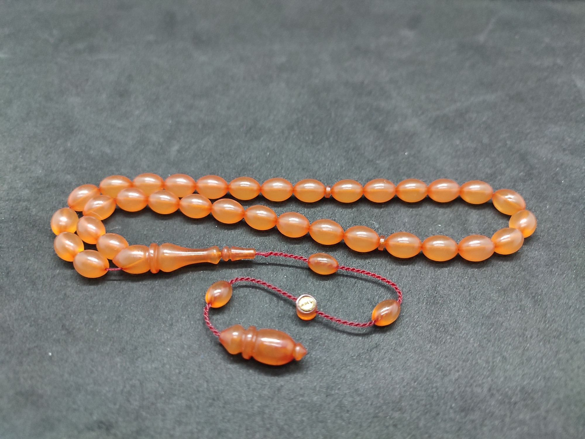 Muhammed Tacir Usta Eseri Yemen Zar Kehribar Sertifikalı 9744 küçük resim 2