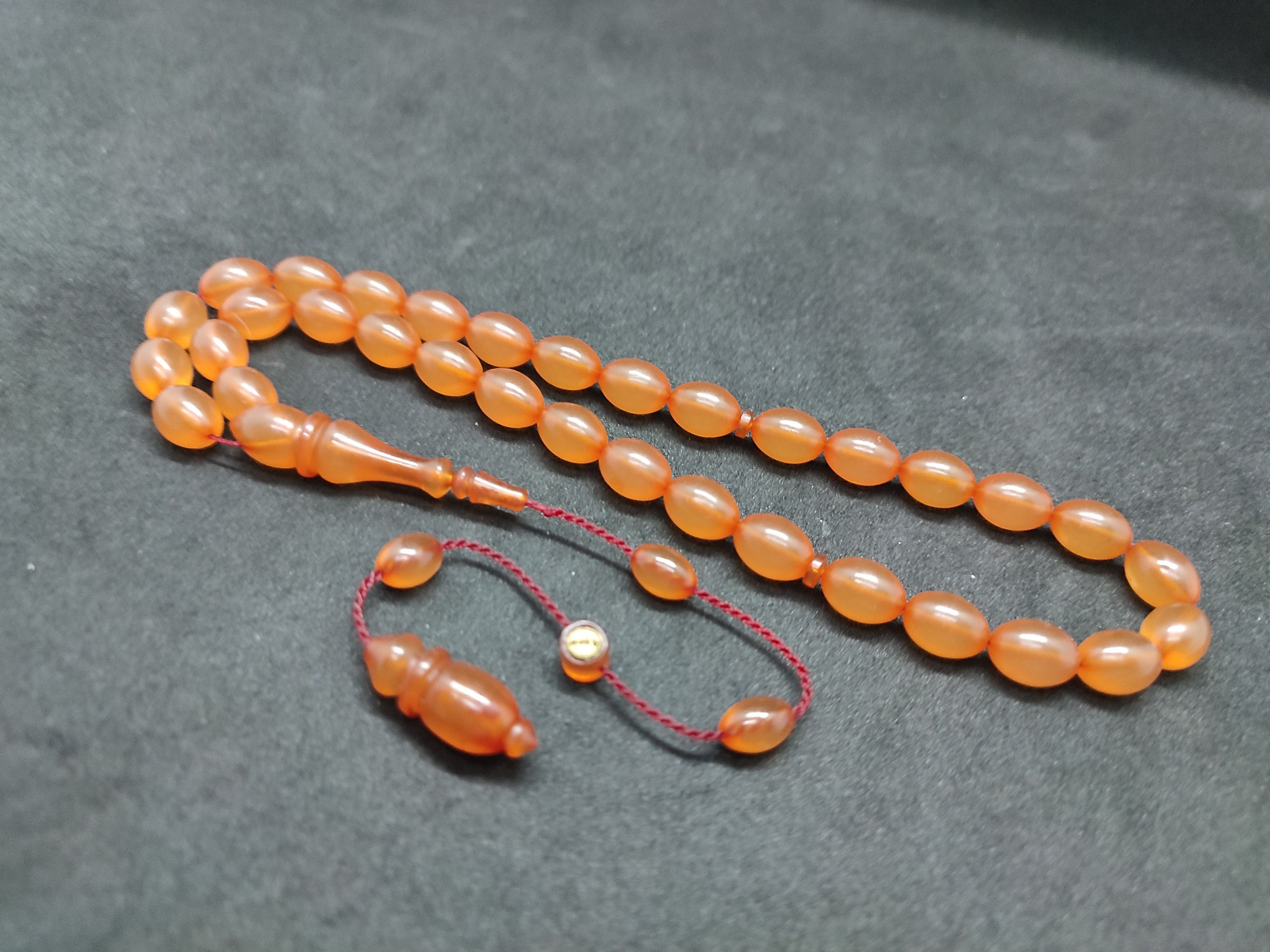 Muhammed Tacir Usta Eseri Yemen Zar Kehribar Sertifikalı 9744 küçük resim 4