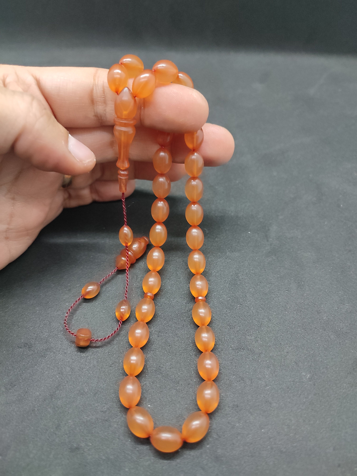 Muhammed Tacir Usta Eseri Yemen Zar Kehribar Sertifikalı 9744 küçük resim 5