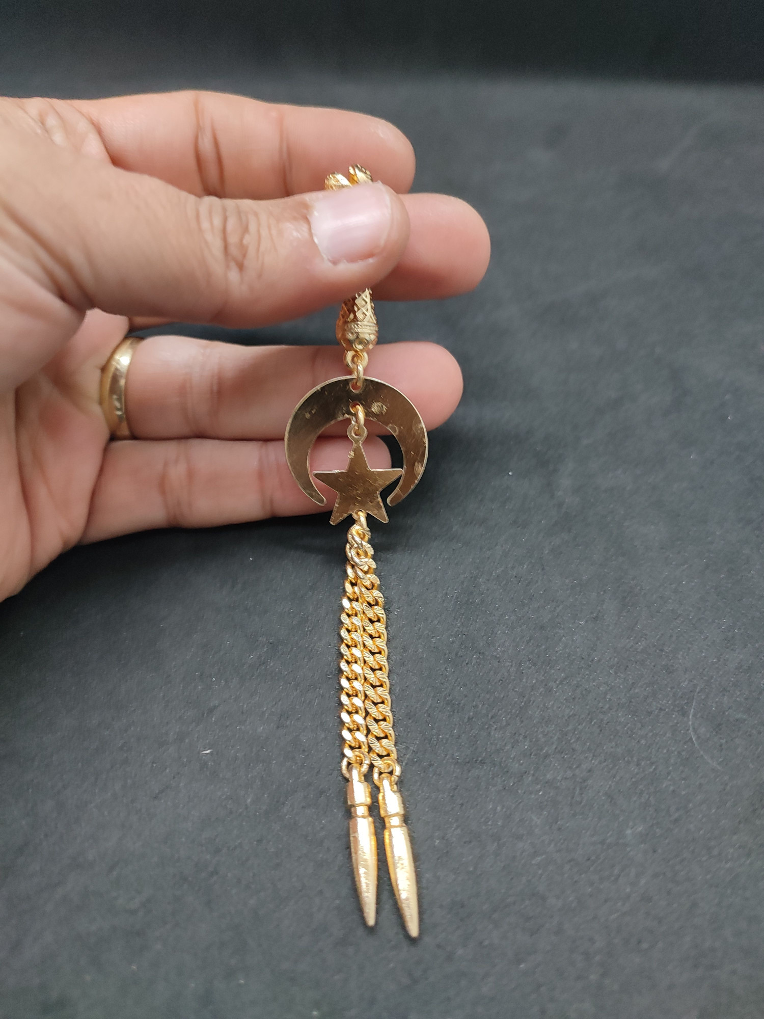 475 Ayar Gümüş Tesbih Püskülü 1073