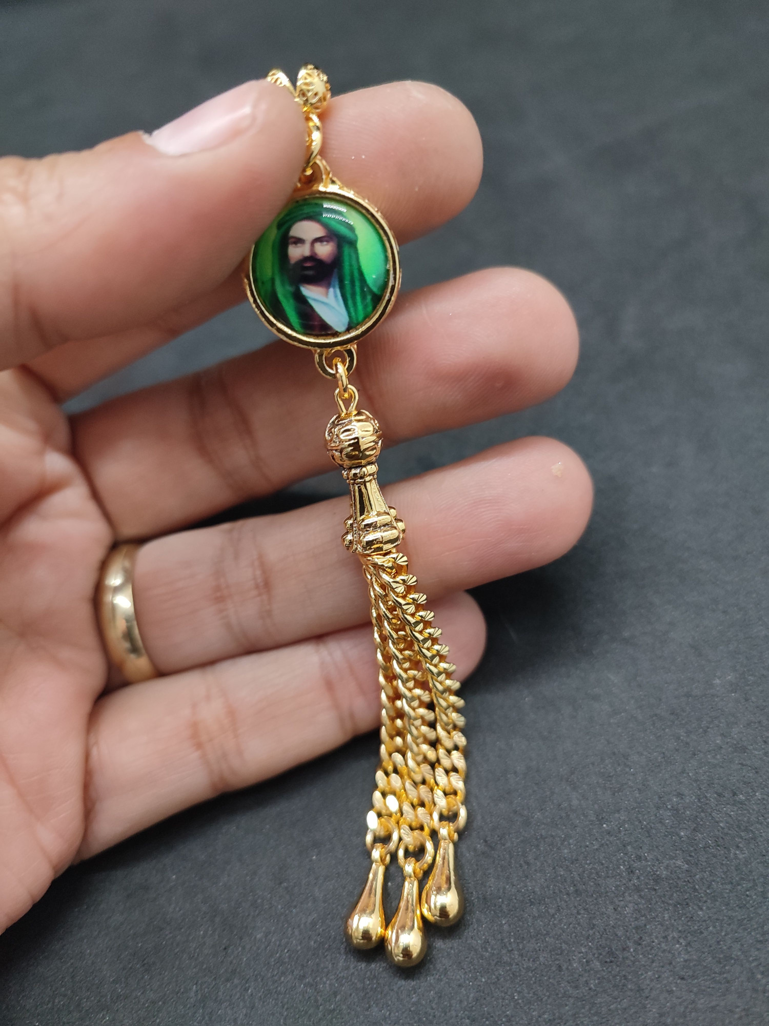 475 Ayar Gümüş Tesbih Püskülü 1083 küçük resim 3